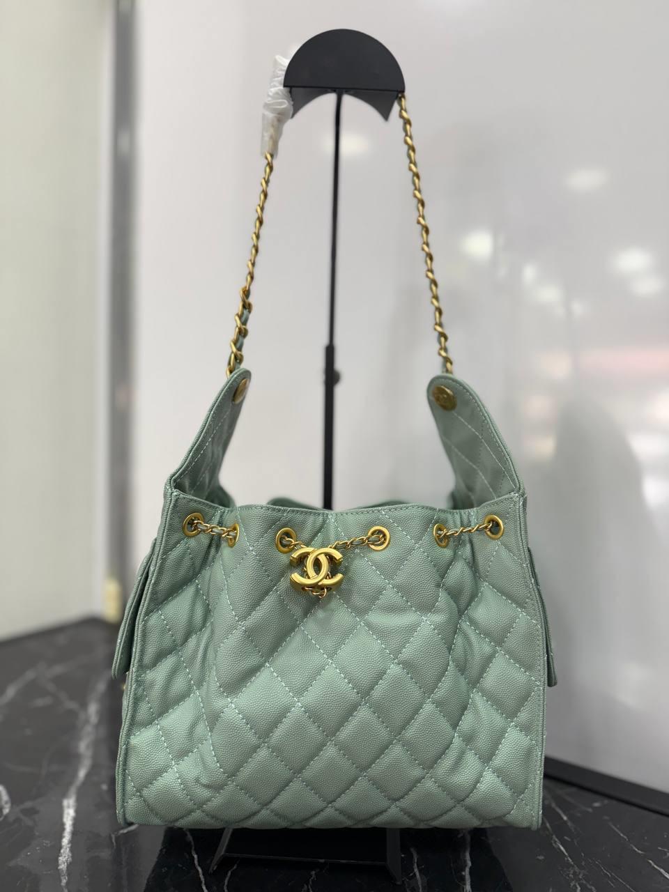 CHNL YEŞİL OMUZ ÇANTASI