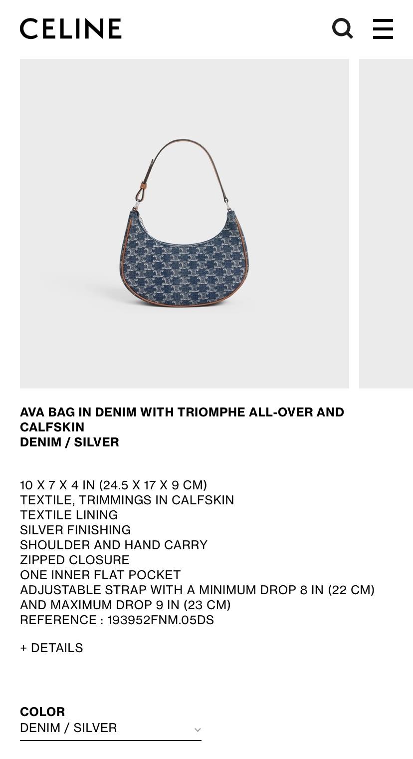 CLNE AVA DENİM ÇANTA