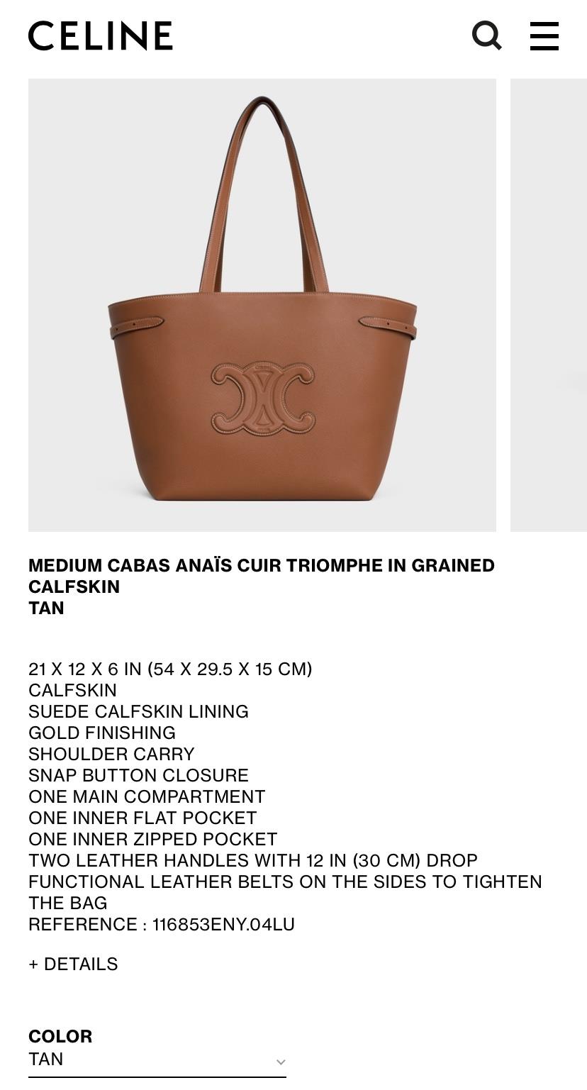 CLNE TABA DERİ ÇANTA