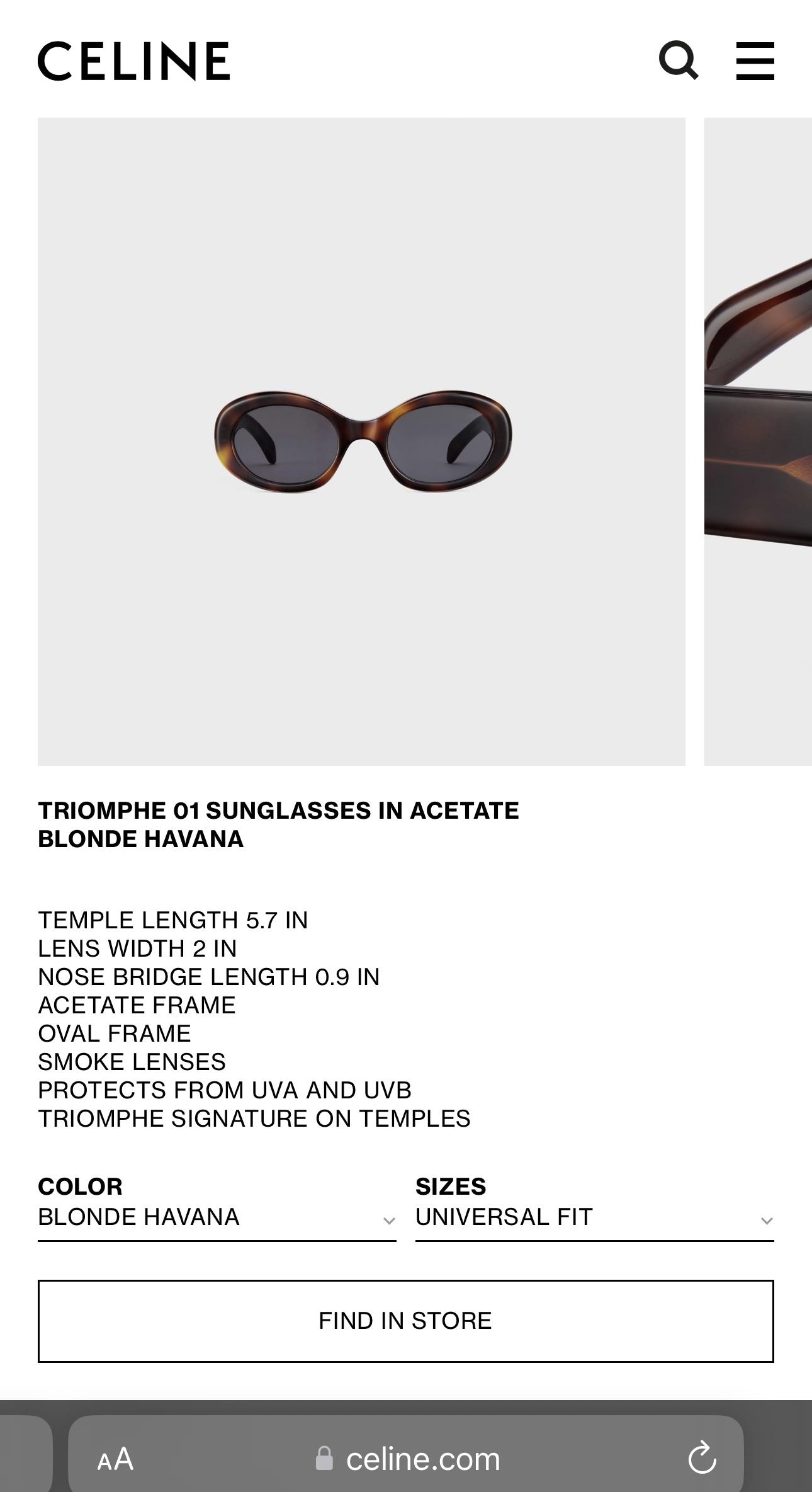 CLNE TRİOMPHE HAVANA GÖZLÜK