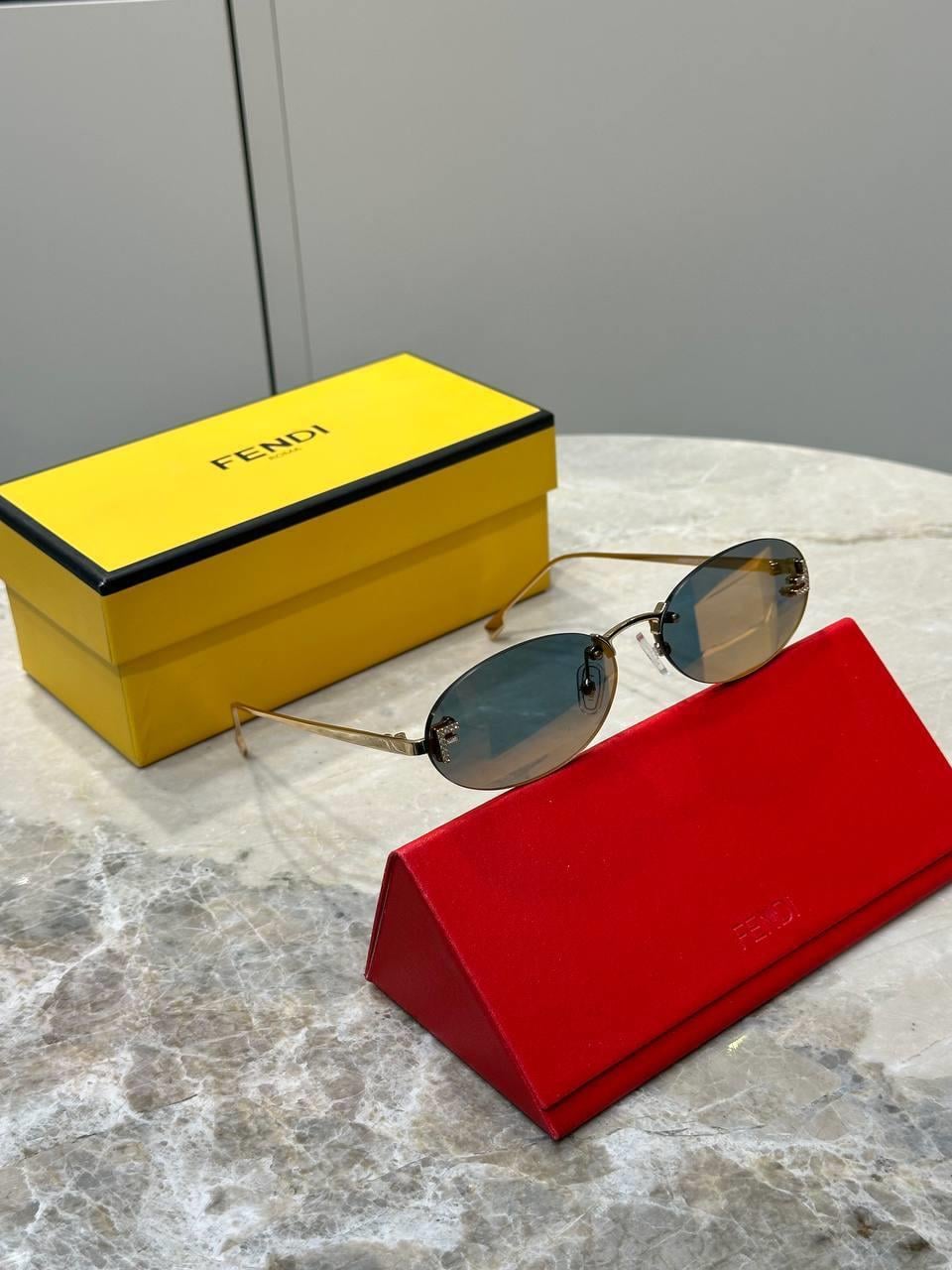 F MAVİ CAM GÖZLÜK