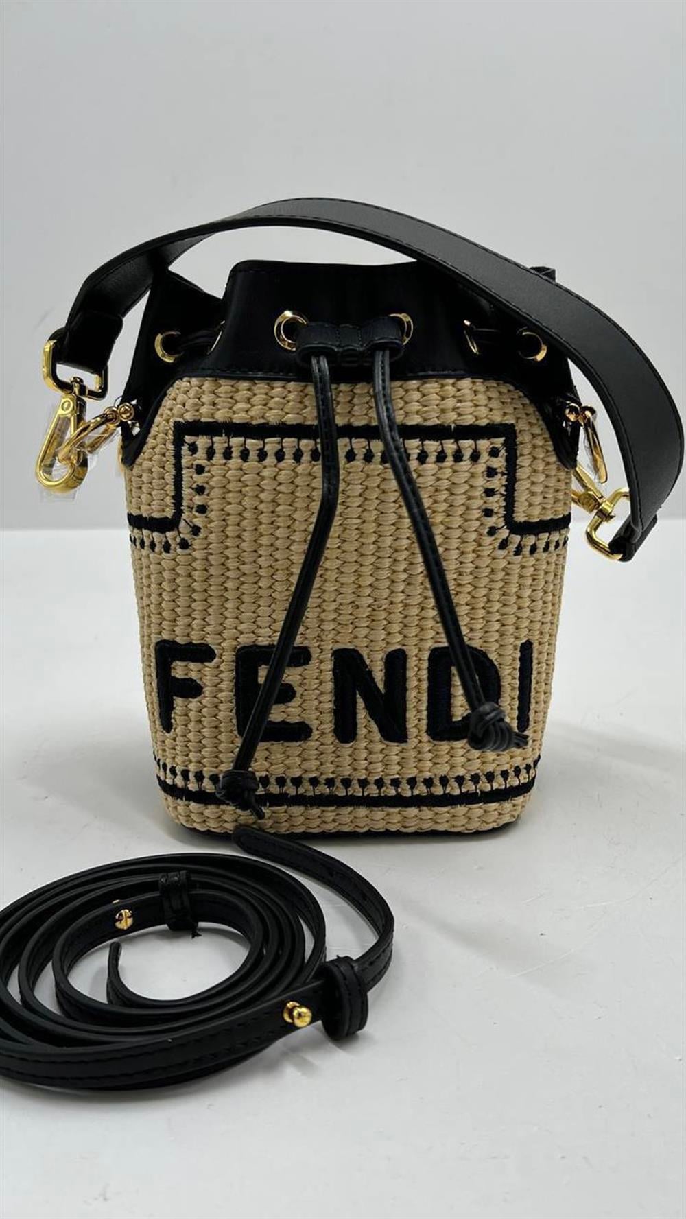 F SİYAH HASIR ÇANTA