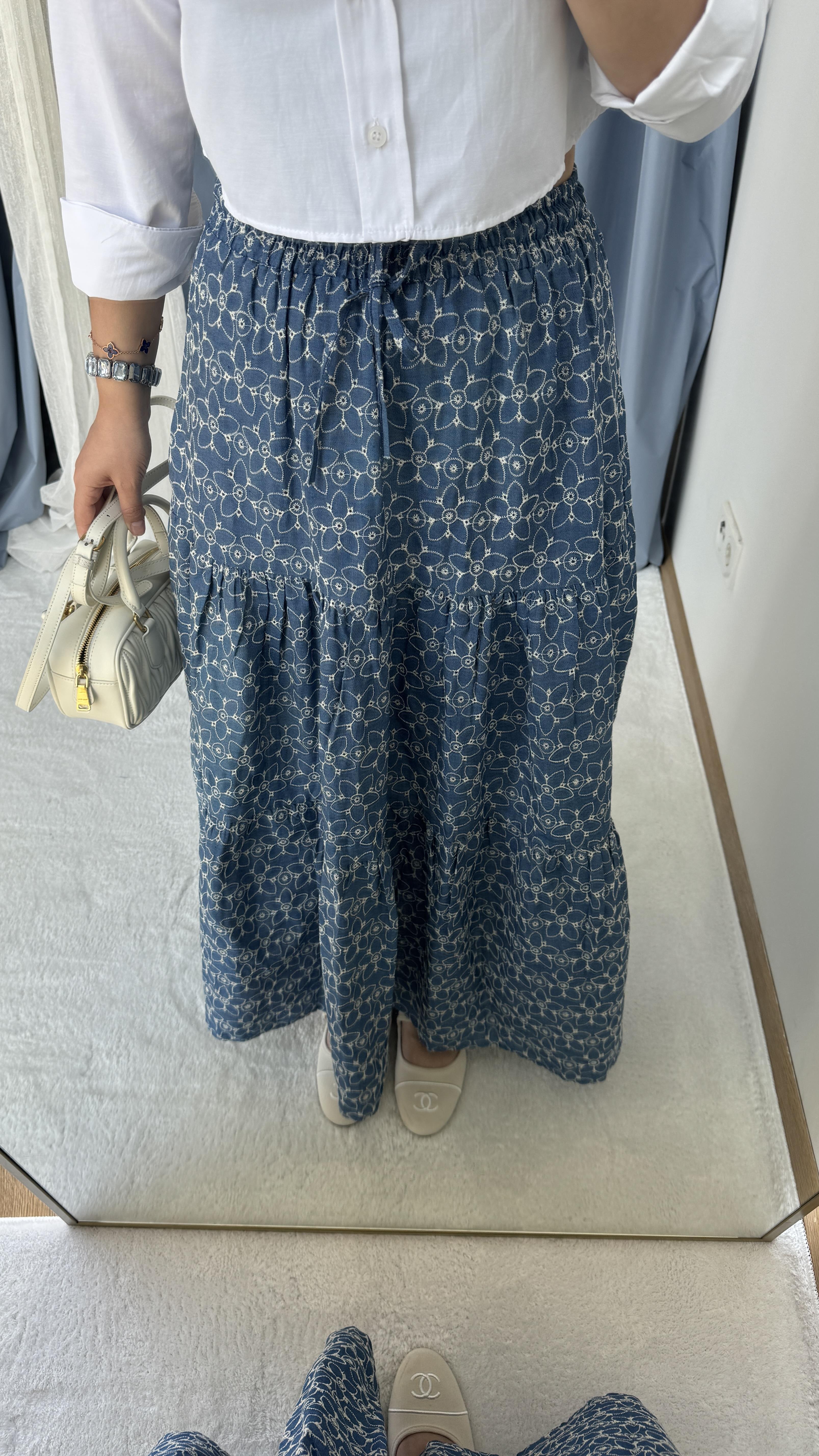 FİSTO LACİ NAKIŞ İŞLEME ETEK