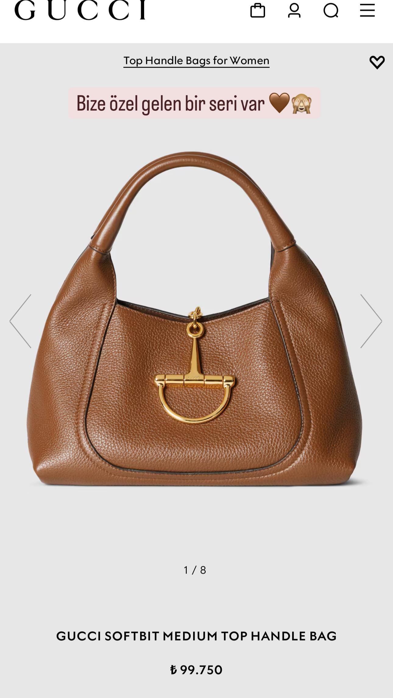 GG KAHVE M HANDLE ÇANTA 