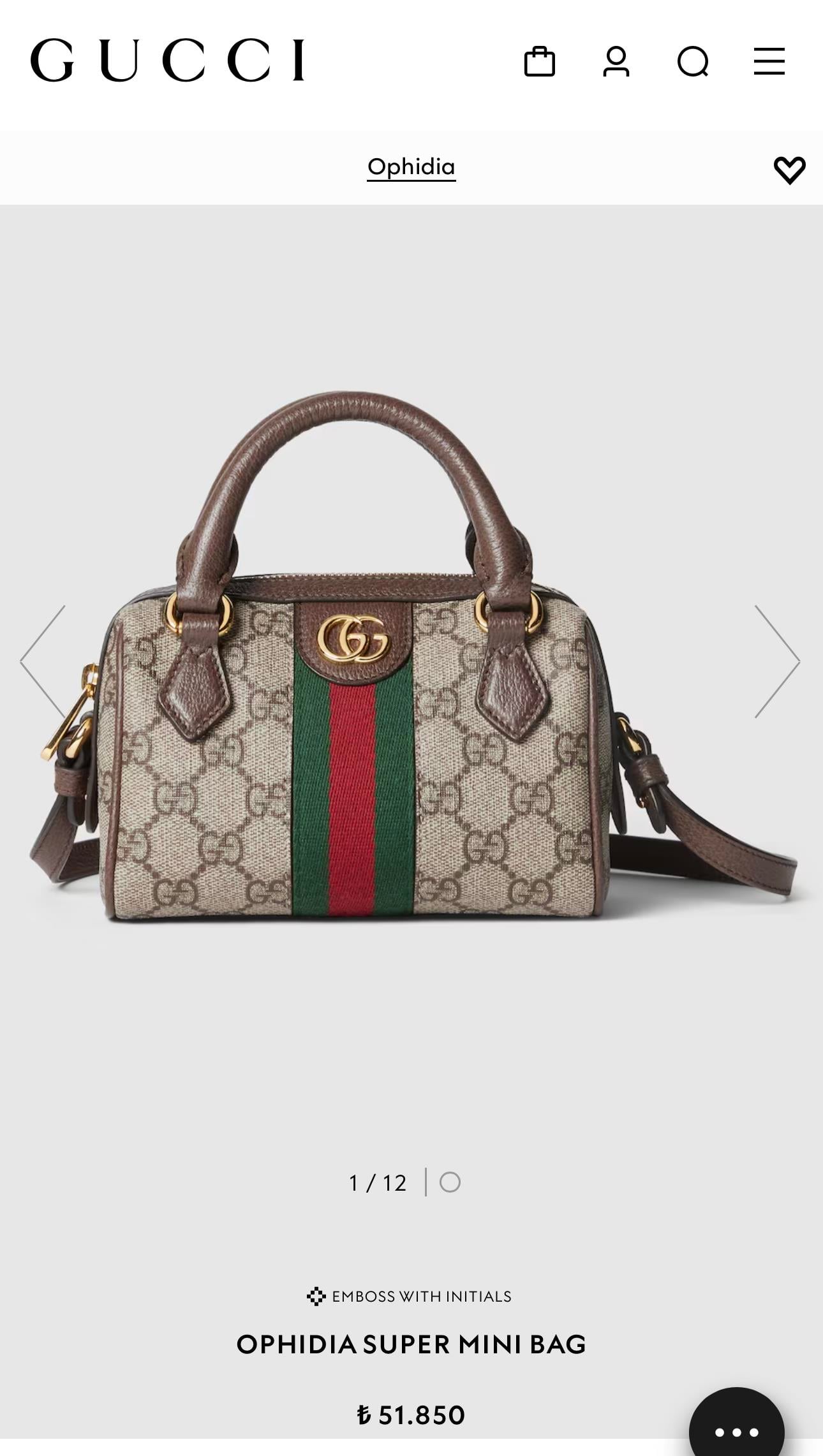 GG OPHİDA MİNİ ÇANTA