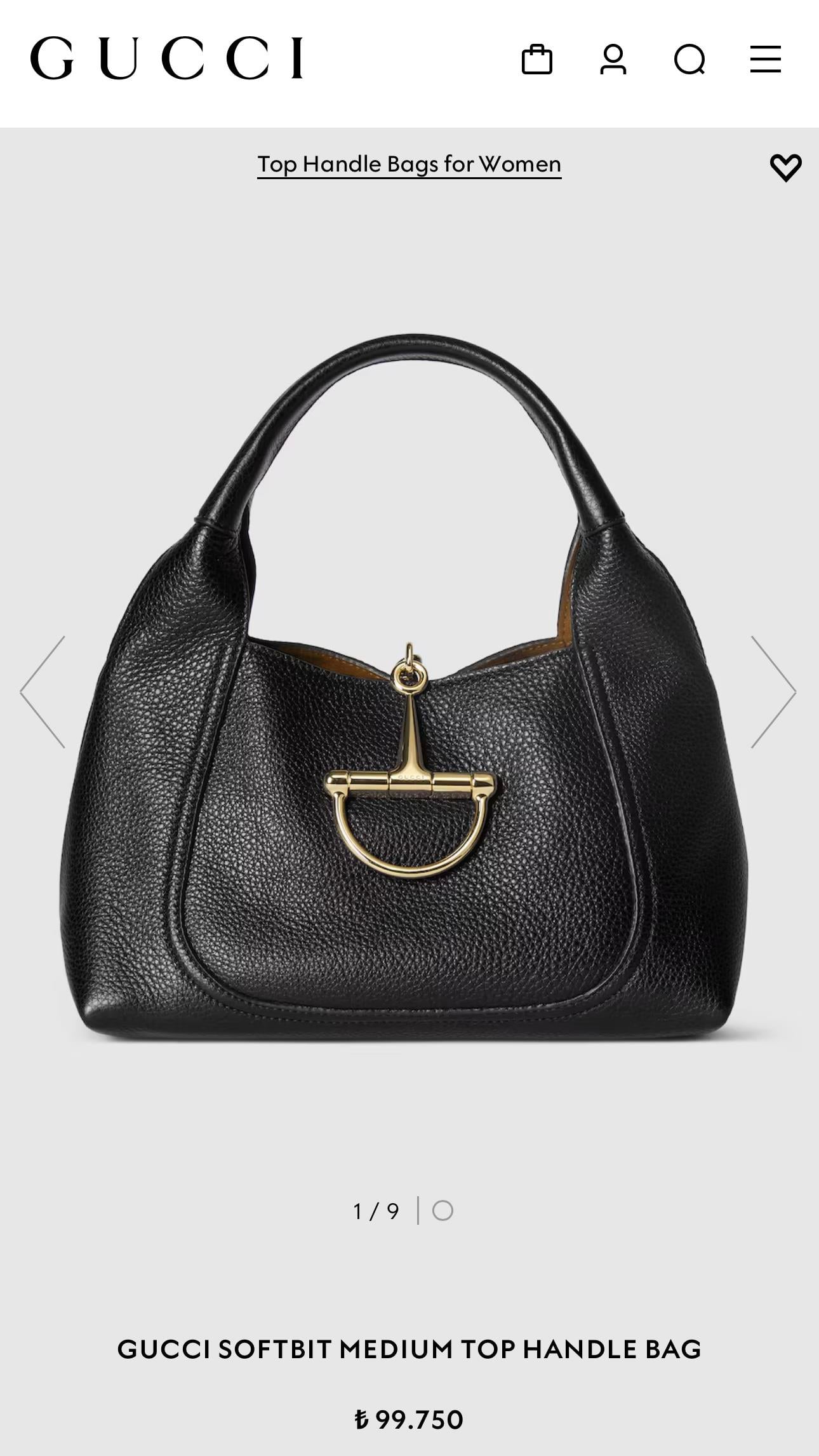 GG SİYAH M HANDLE ÇANTA