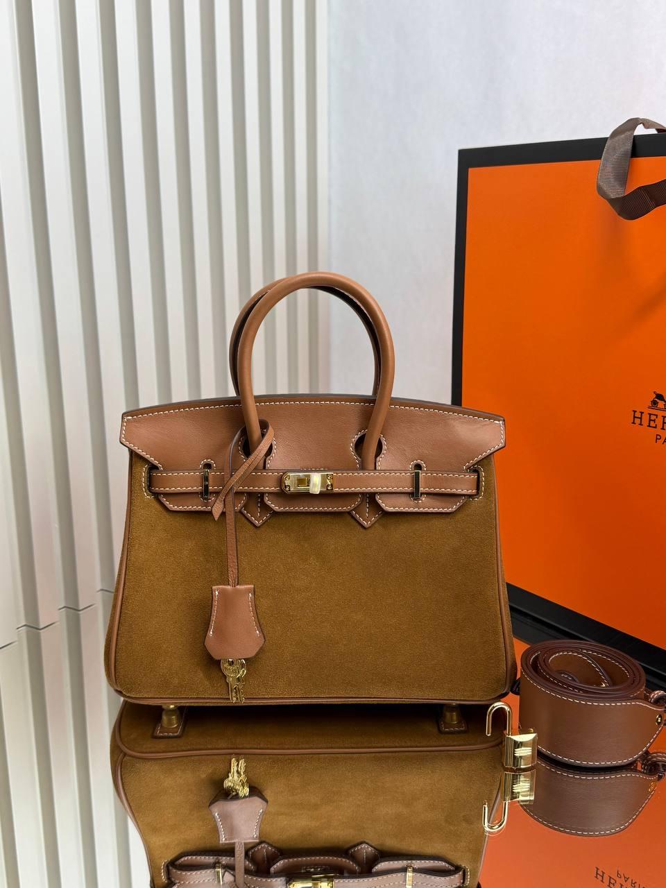 HRMS KELLY SÜET KAHVE ÇANTA