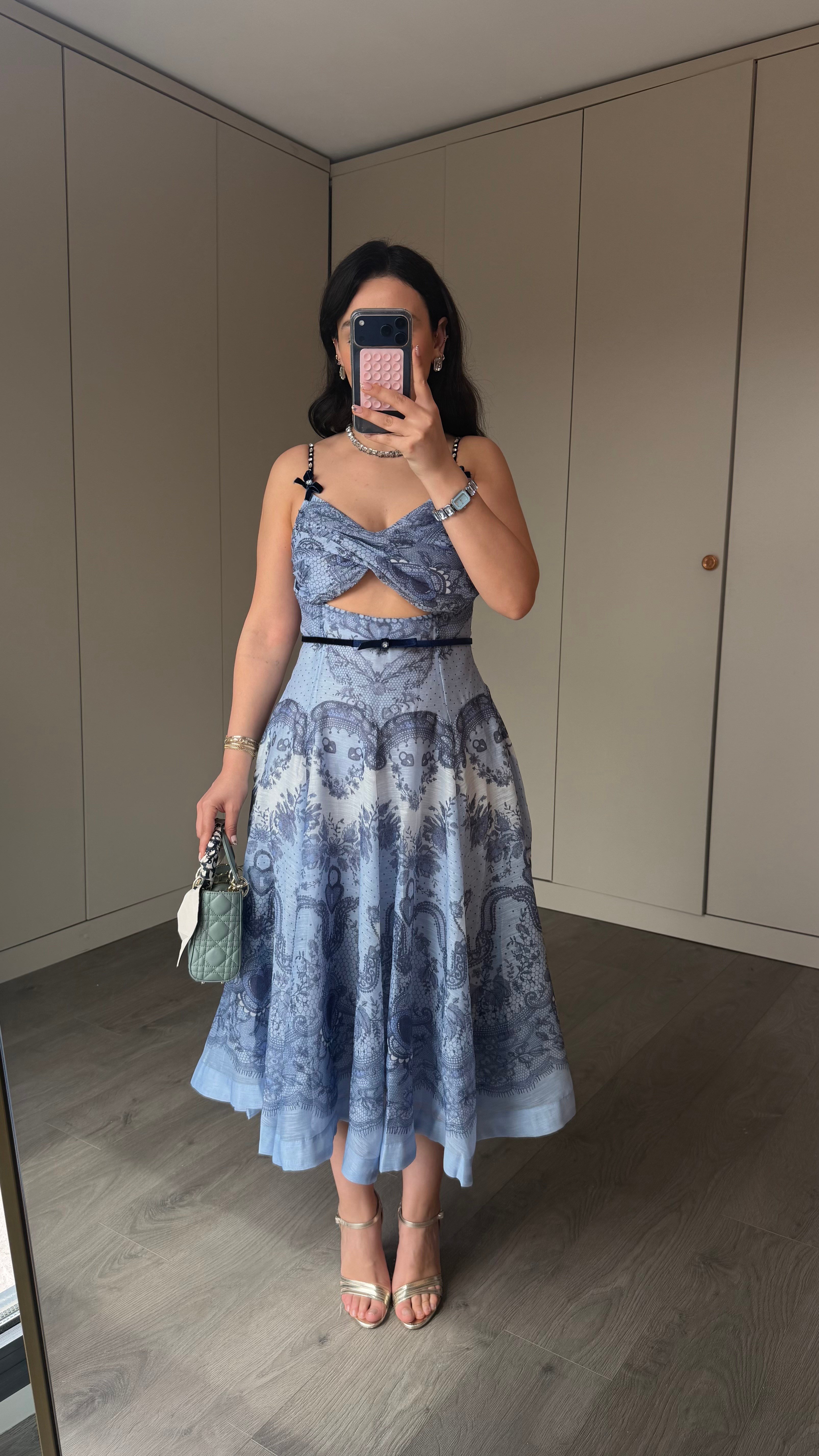 İTHAL TASARIM KETEN ELBİSE 