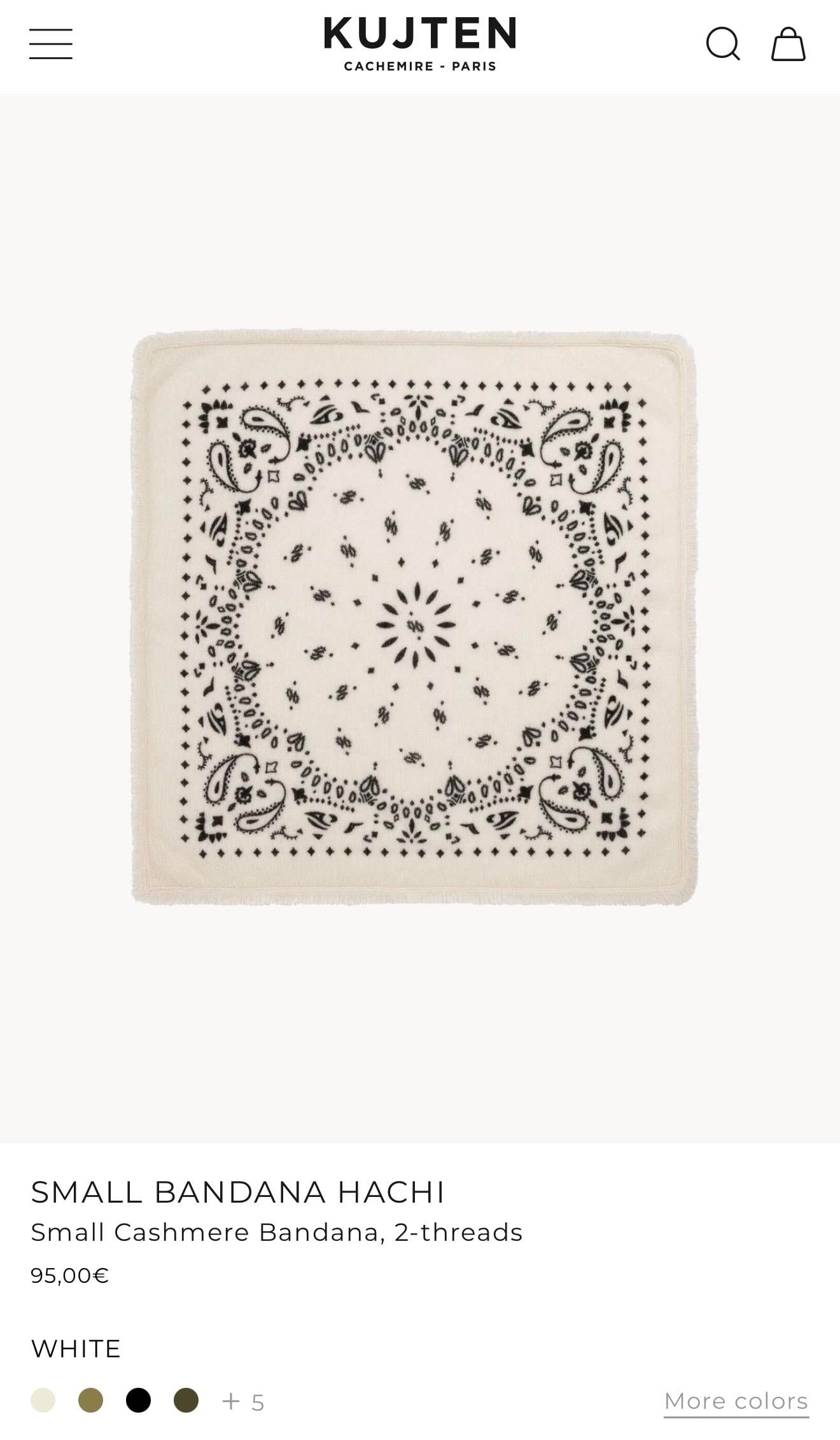 KUJTEN KAŞMİR ŞAL