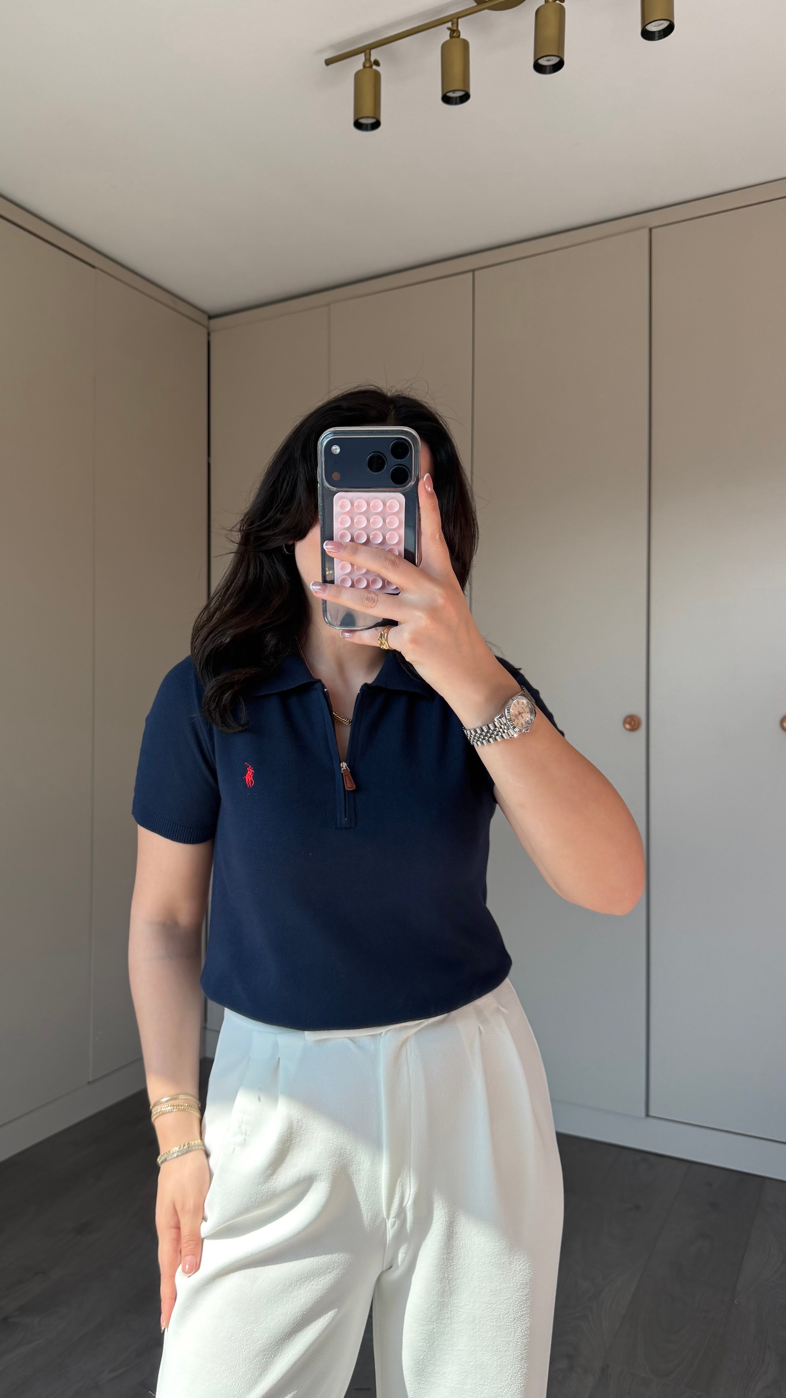 LACİ FERMUAR DETAY TRİKO