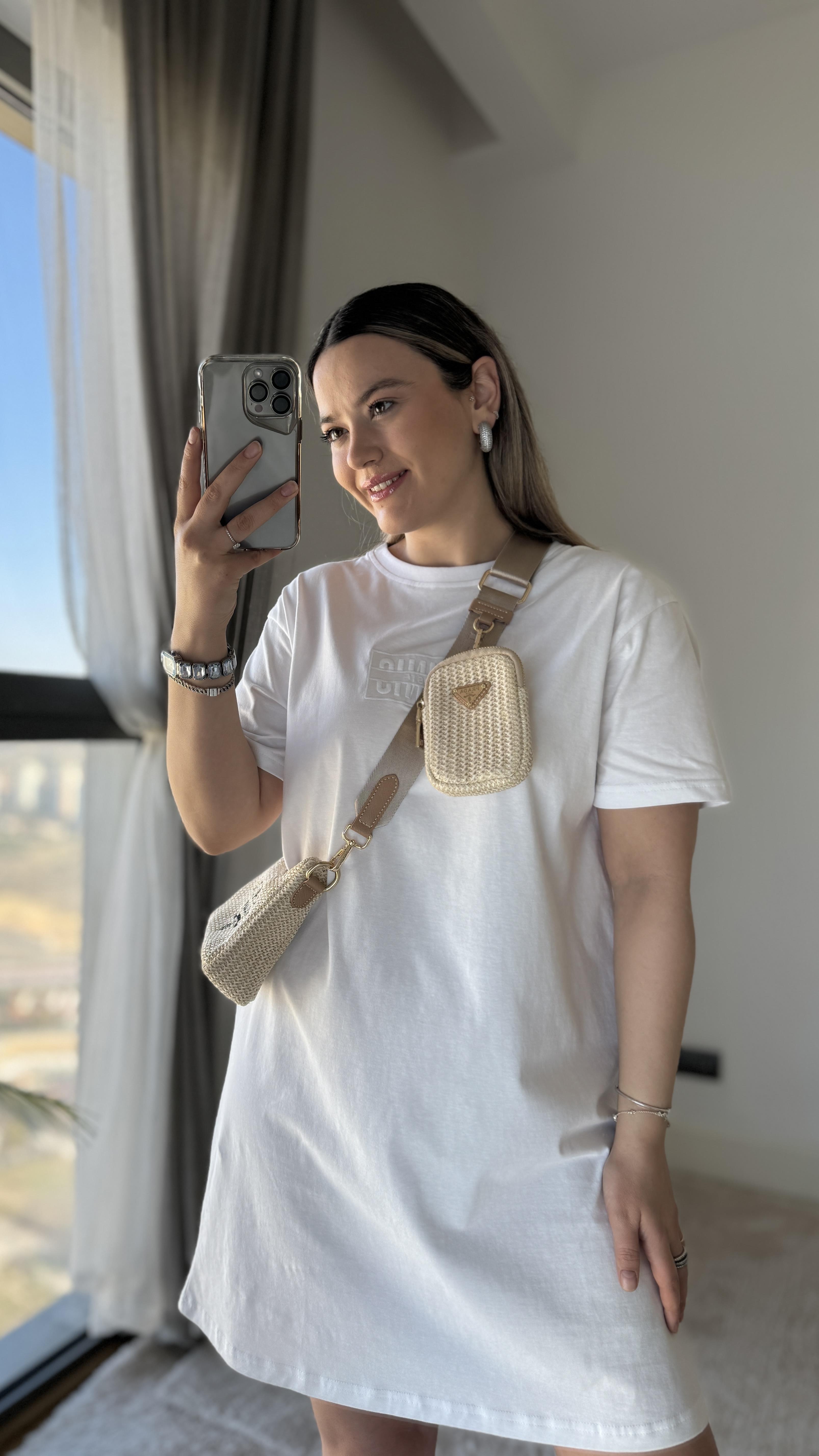 LCSTE KADIN BEYAZ ELBİSE