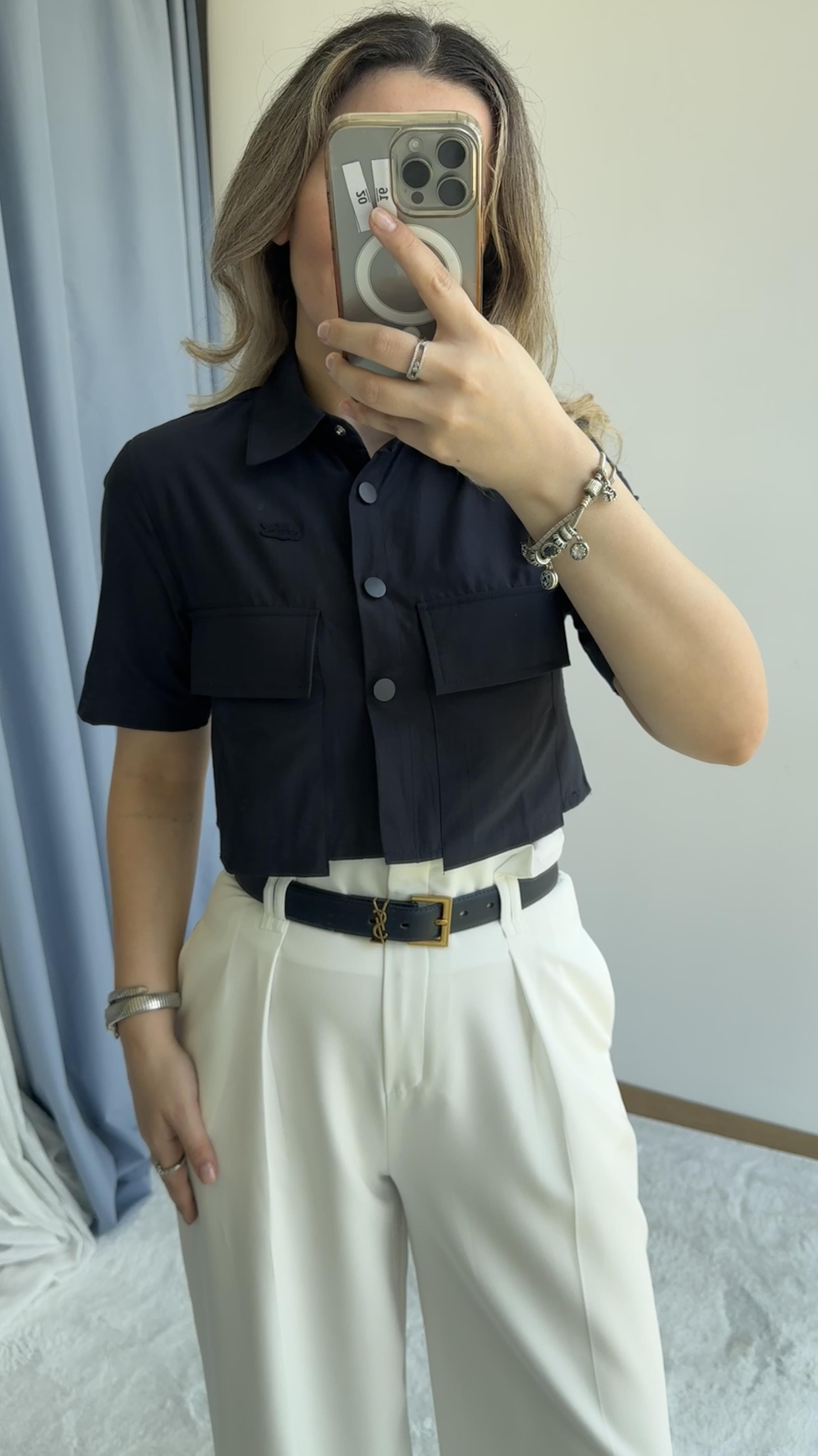 LCSTE PARAŞÜT KUMAŞ LACİ GÖMLEK