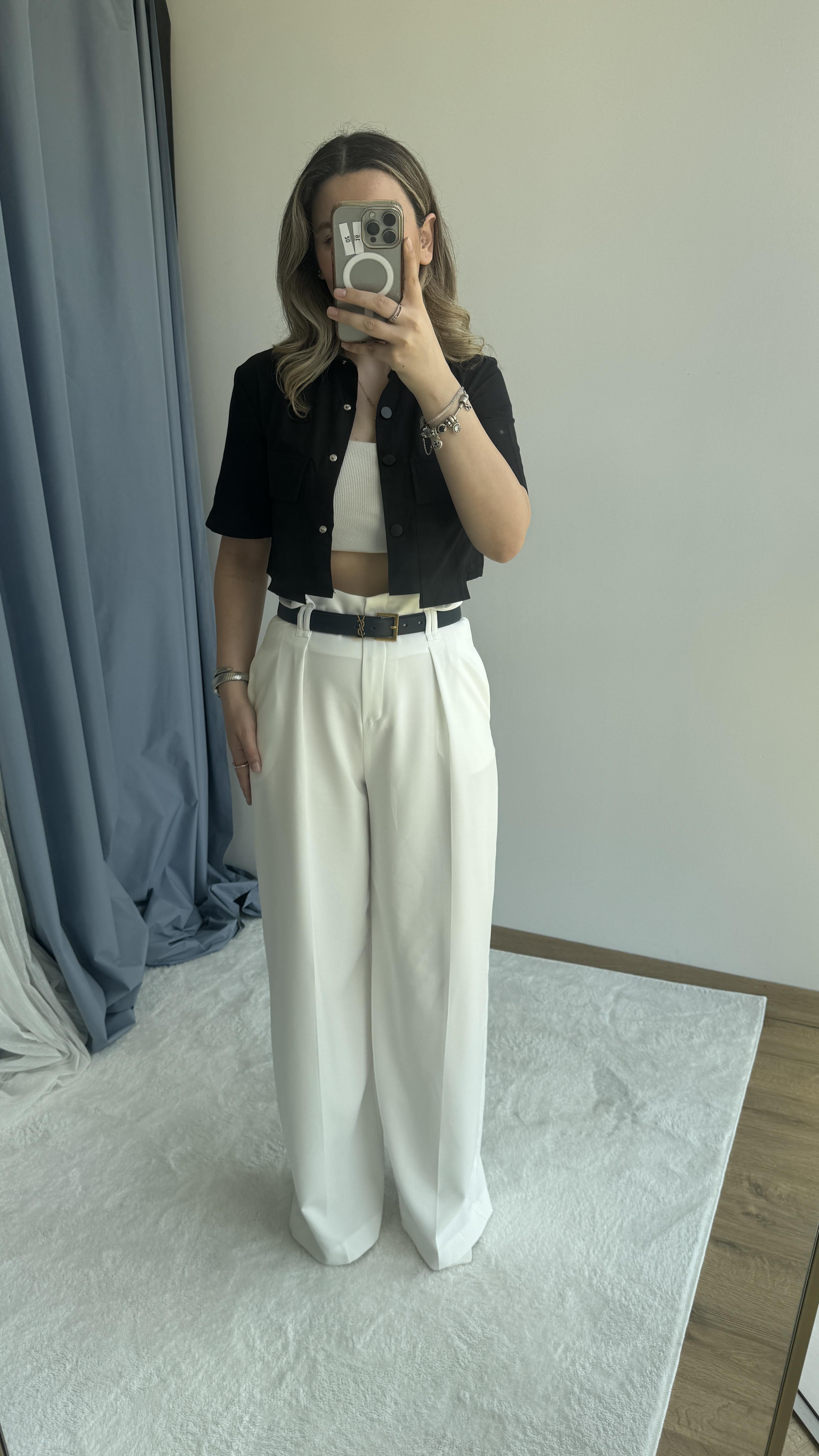 LCSTE PARAŞÜT KUMAŞ SİYAH GÖMLEK