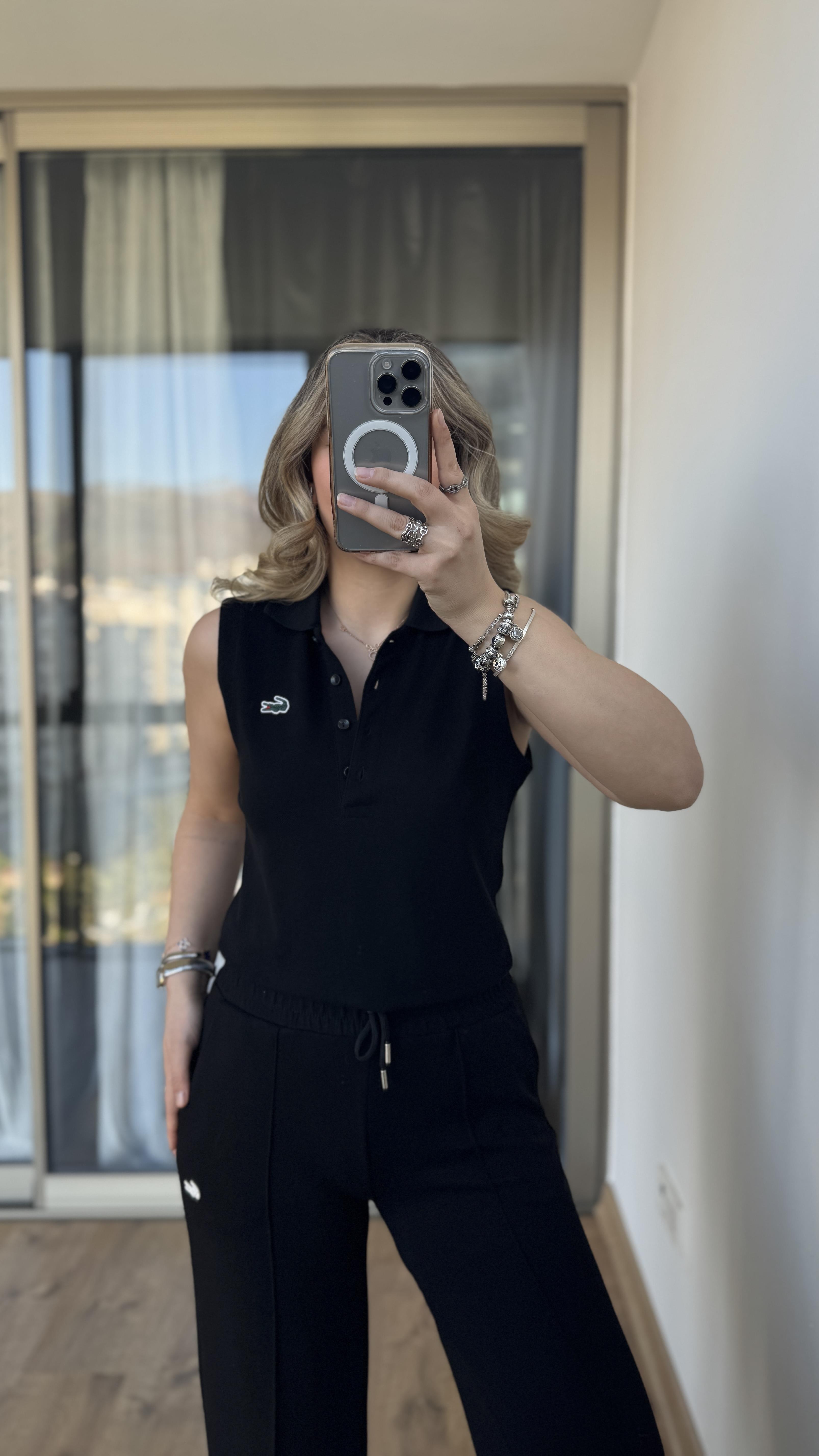 LCSTE SİYAH SIFIR KOL POLO