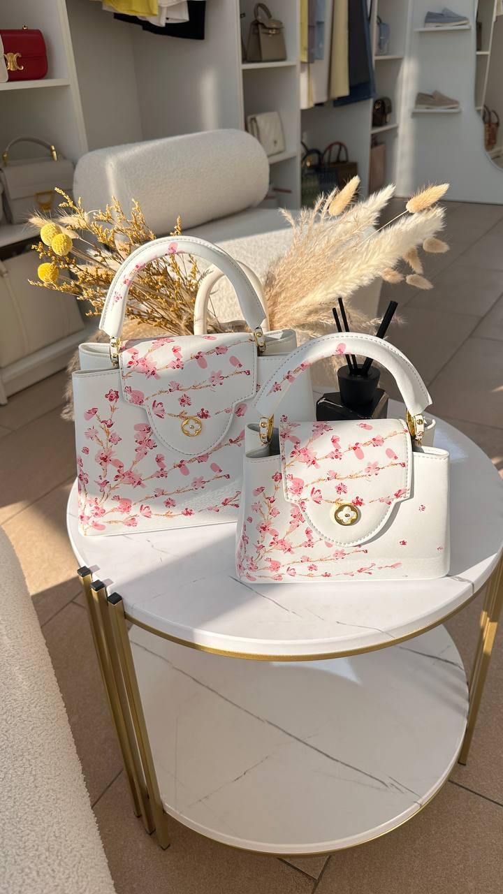 LV ÇİÇEK DESENLİ ÇANTA