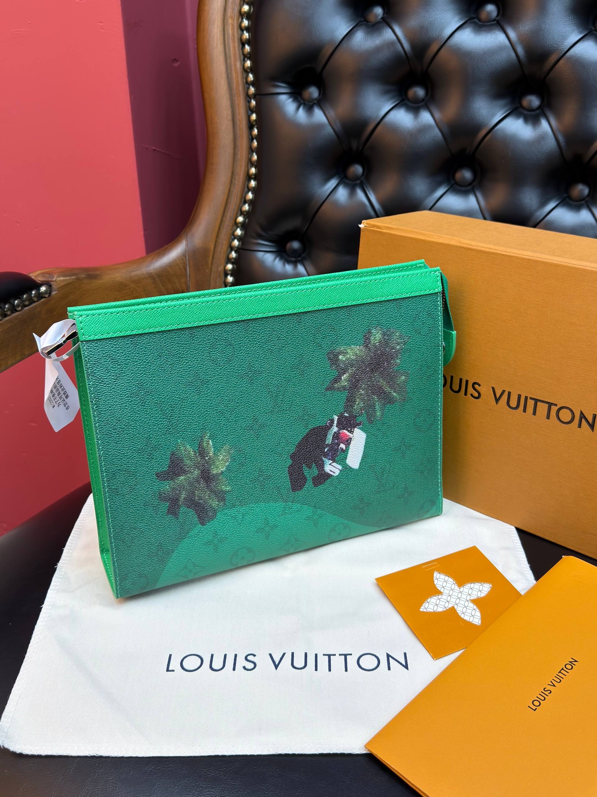 LV ÜNİSEX DERİ ÇANTA