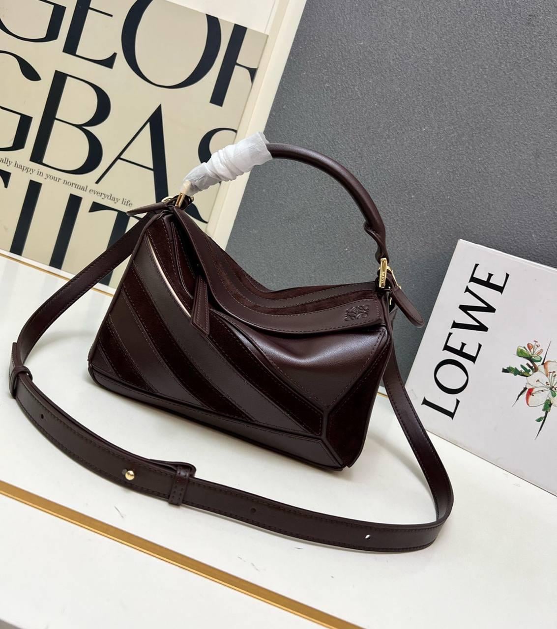 LW ACI KAHVE SÜET/DERİ ÇANTA