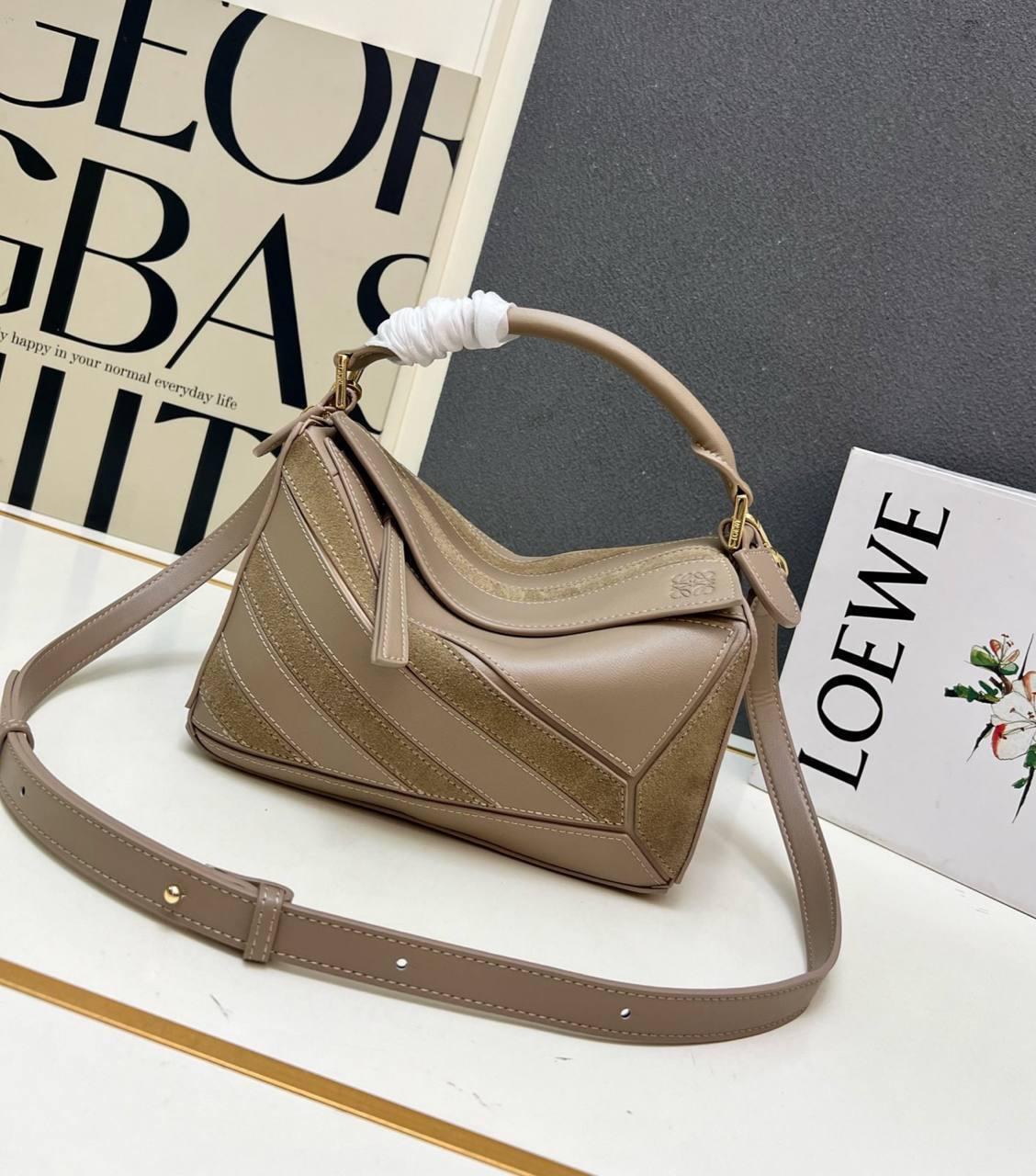 LW BEJ SÜET/DERİ ÇANTA