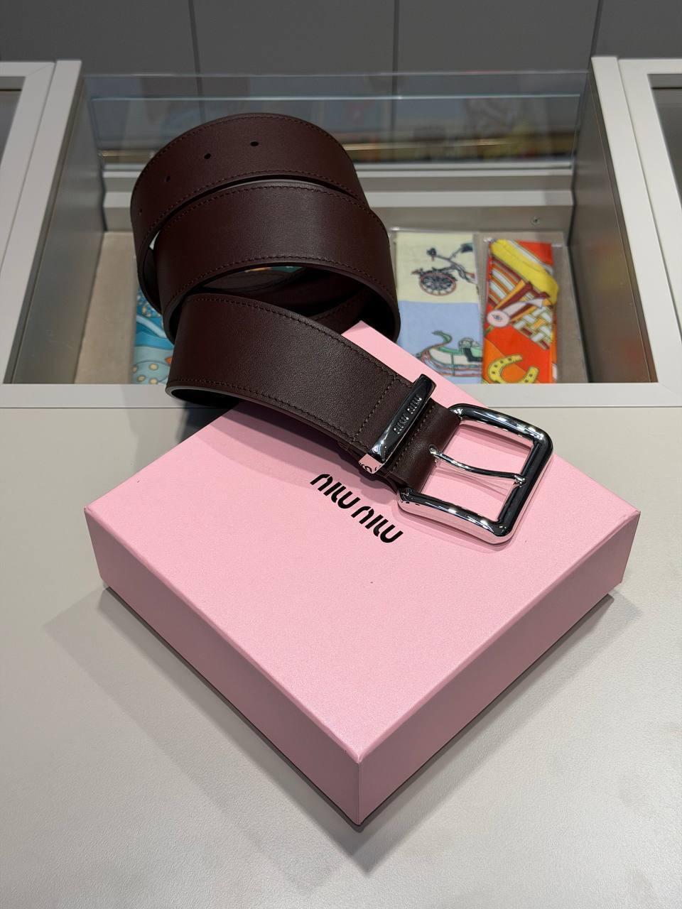 MİU İTHAL KAHVE DERİ KEMER