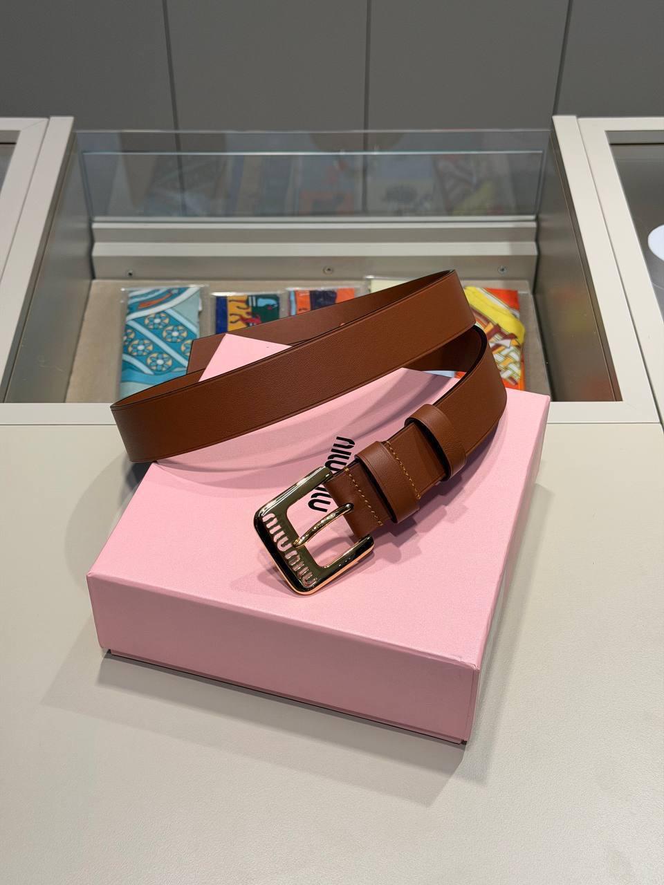 MİU İTHAL KAHVE DERİ KEMER