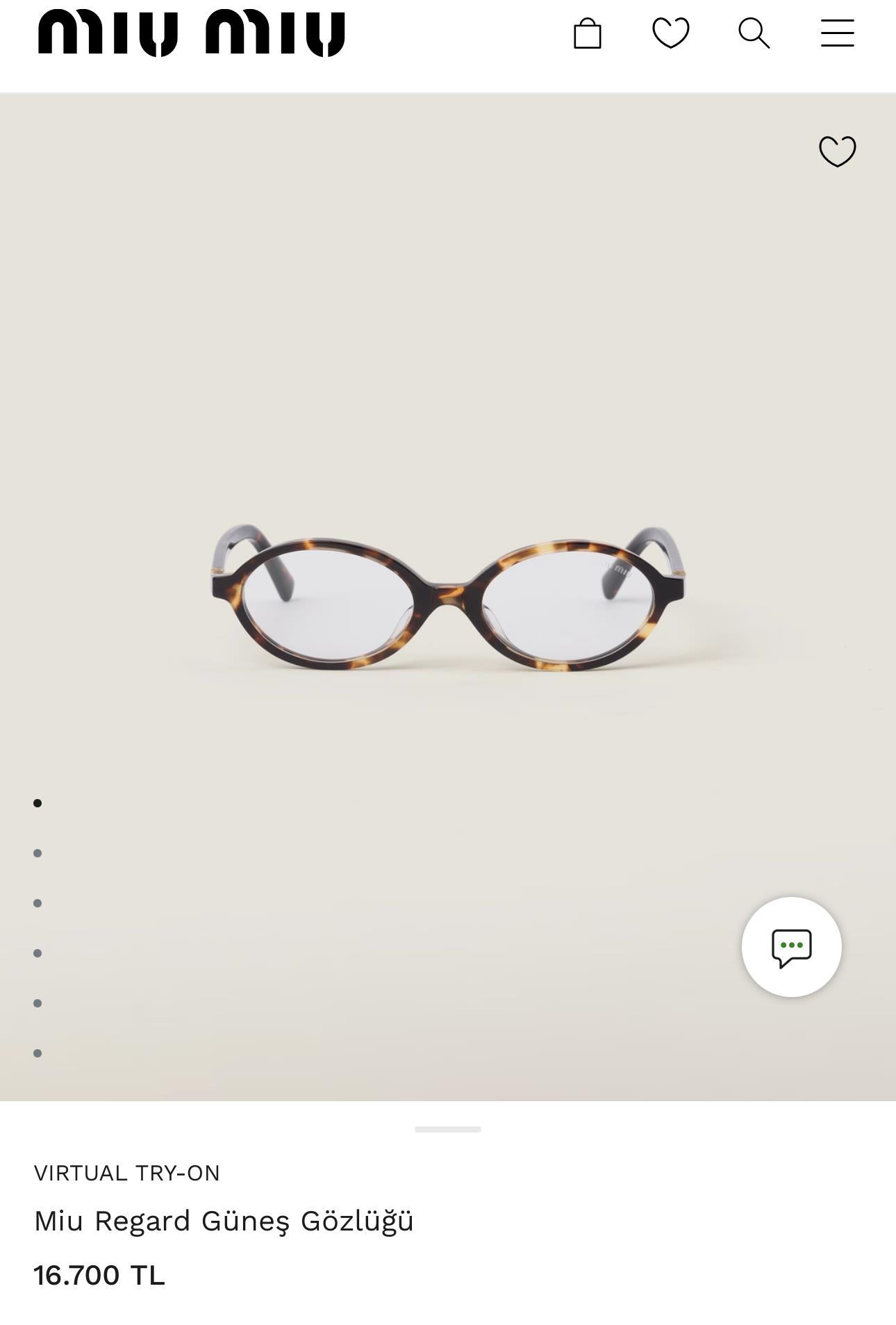 MİU ŞEFFAF GÖZLÜK