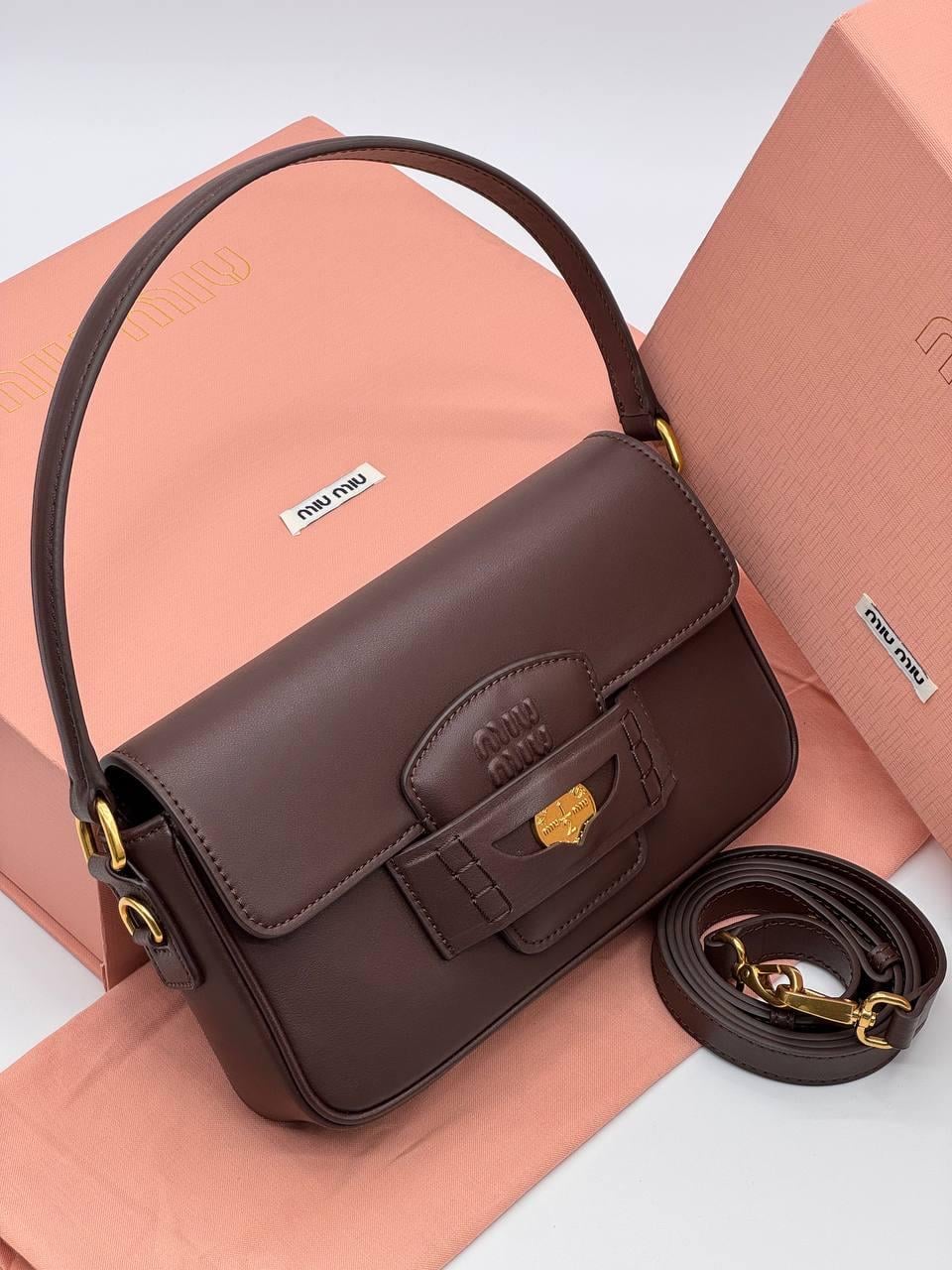 MİU TABA İTHAL DERİ ÇANTA