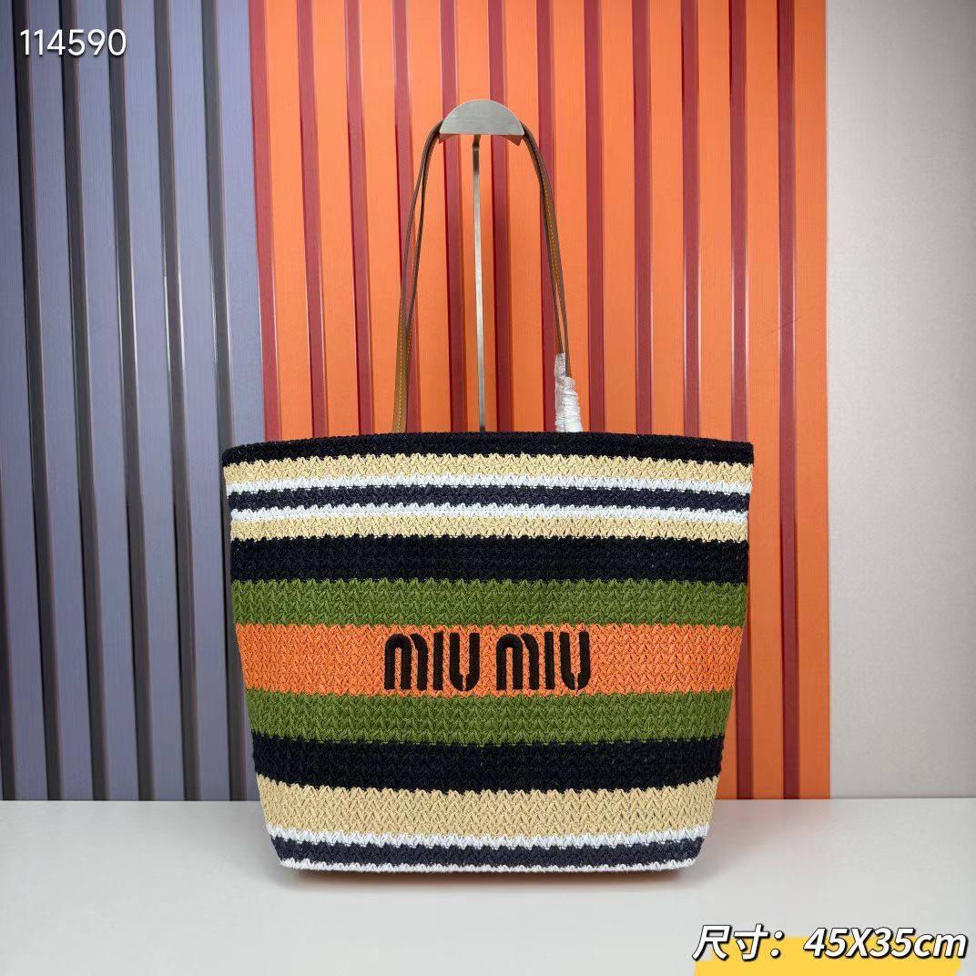 MİU TOTE ÖRGÜ ÇANTA