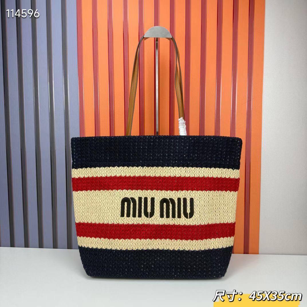 MİU TOTE ÖRGÜ ÇANTA