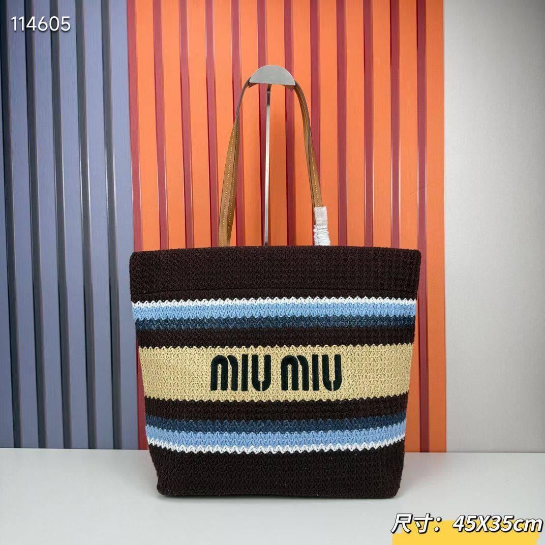 MİU TOTE ÖRGÜ ÇANTA