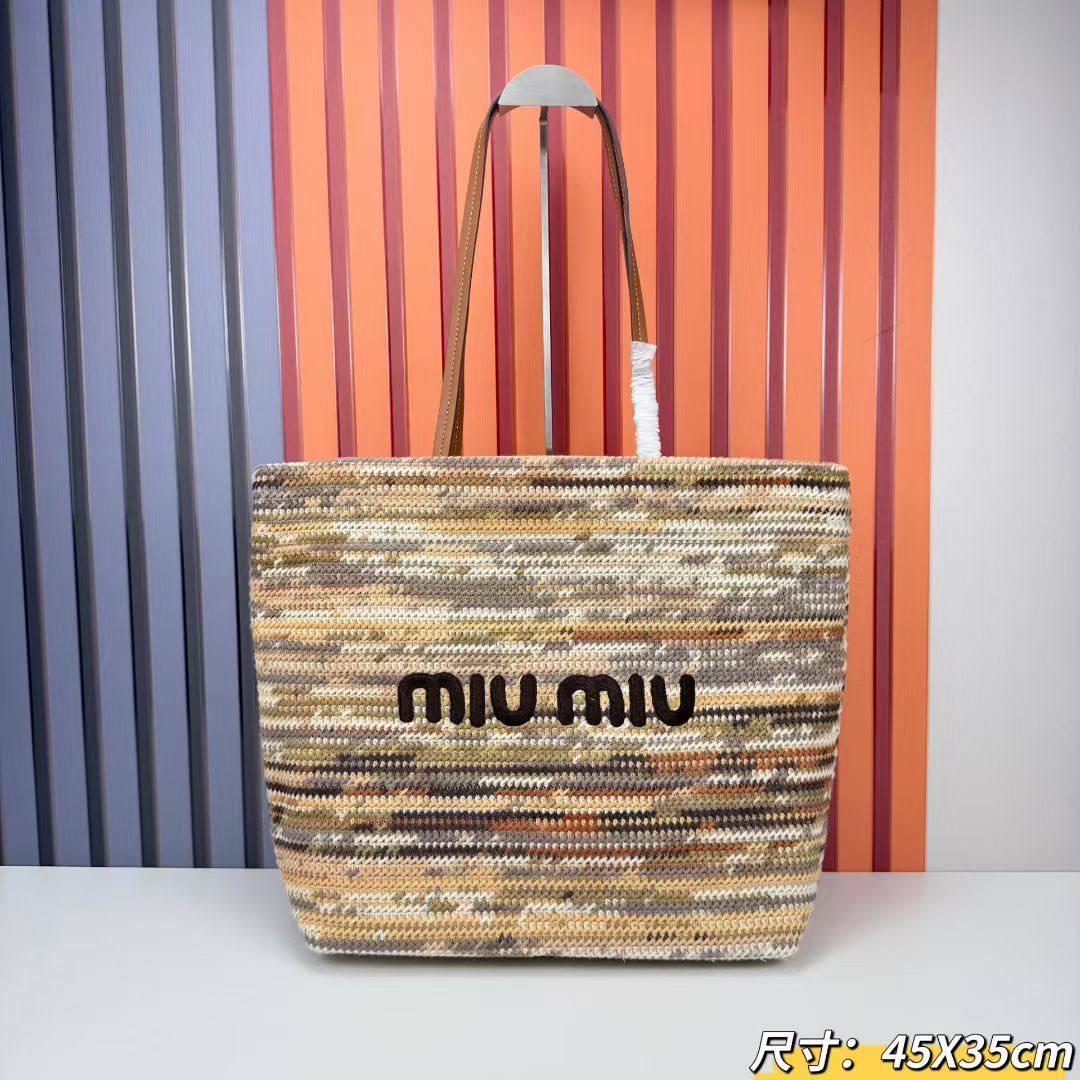MİU TOTE ÖRGÜ ÇANTA