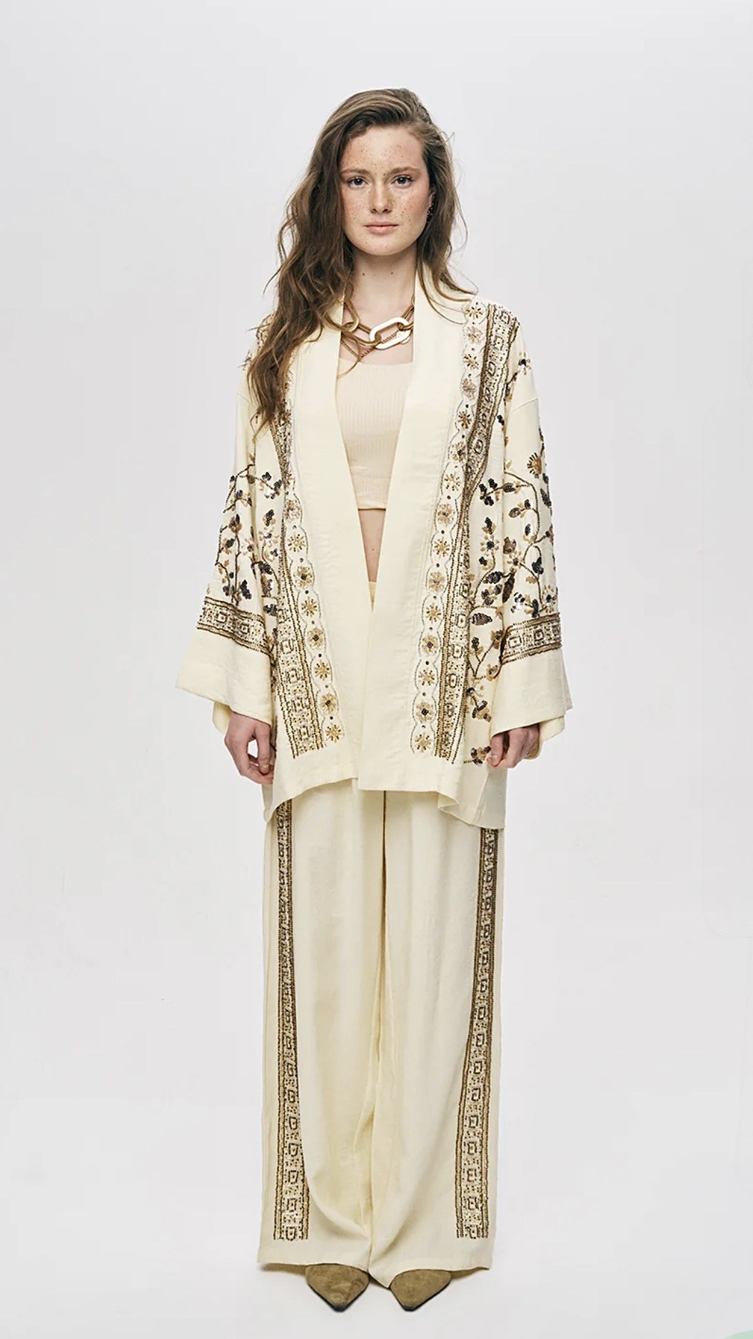 ORNELLA BEJ LİMİTED KİMONO