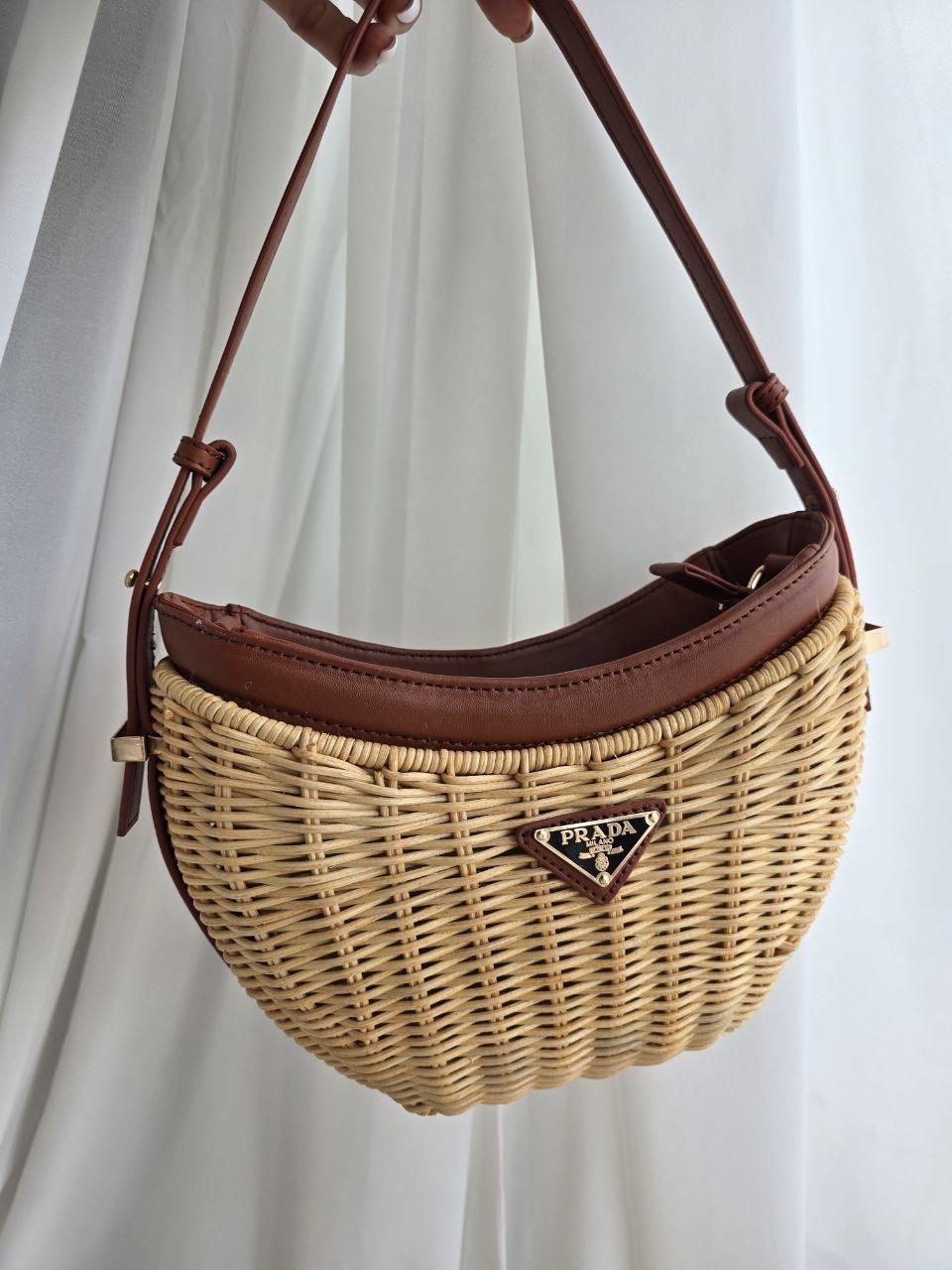 PRDA HASIR KAHVE ÇANTA