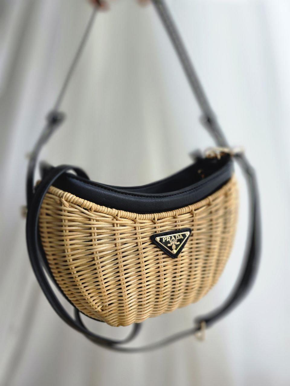 PRDA HASIR SİYAH ÇANTA