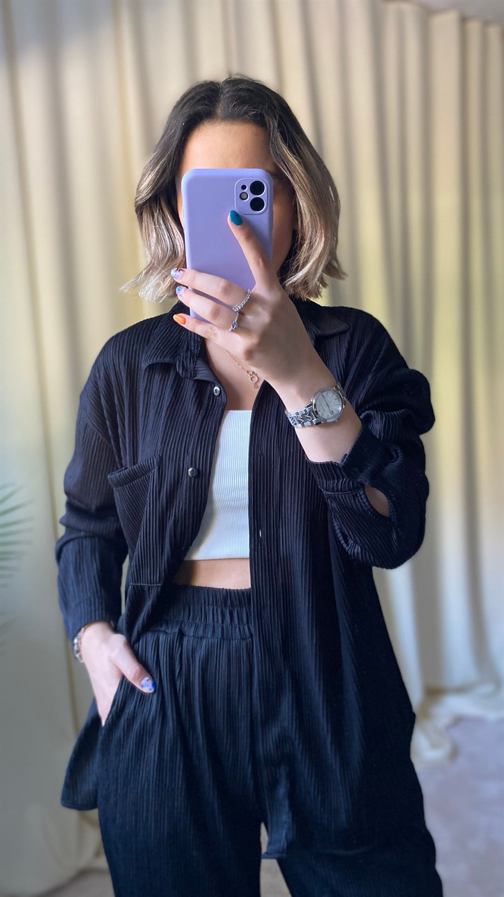 SİYAH FİTİLLİ TAKIM