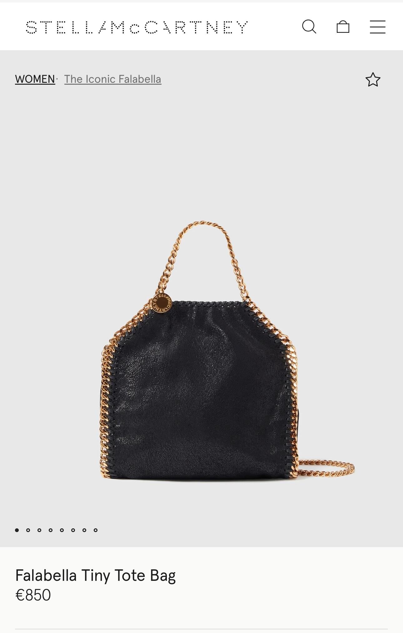 STELLA FALABELLA SİYAH ÇANTA