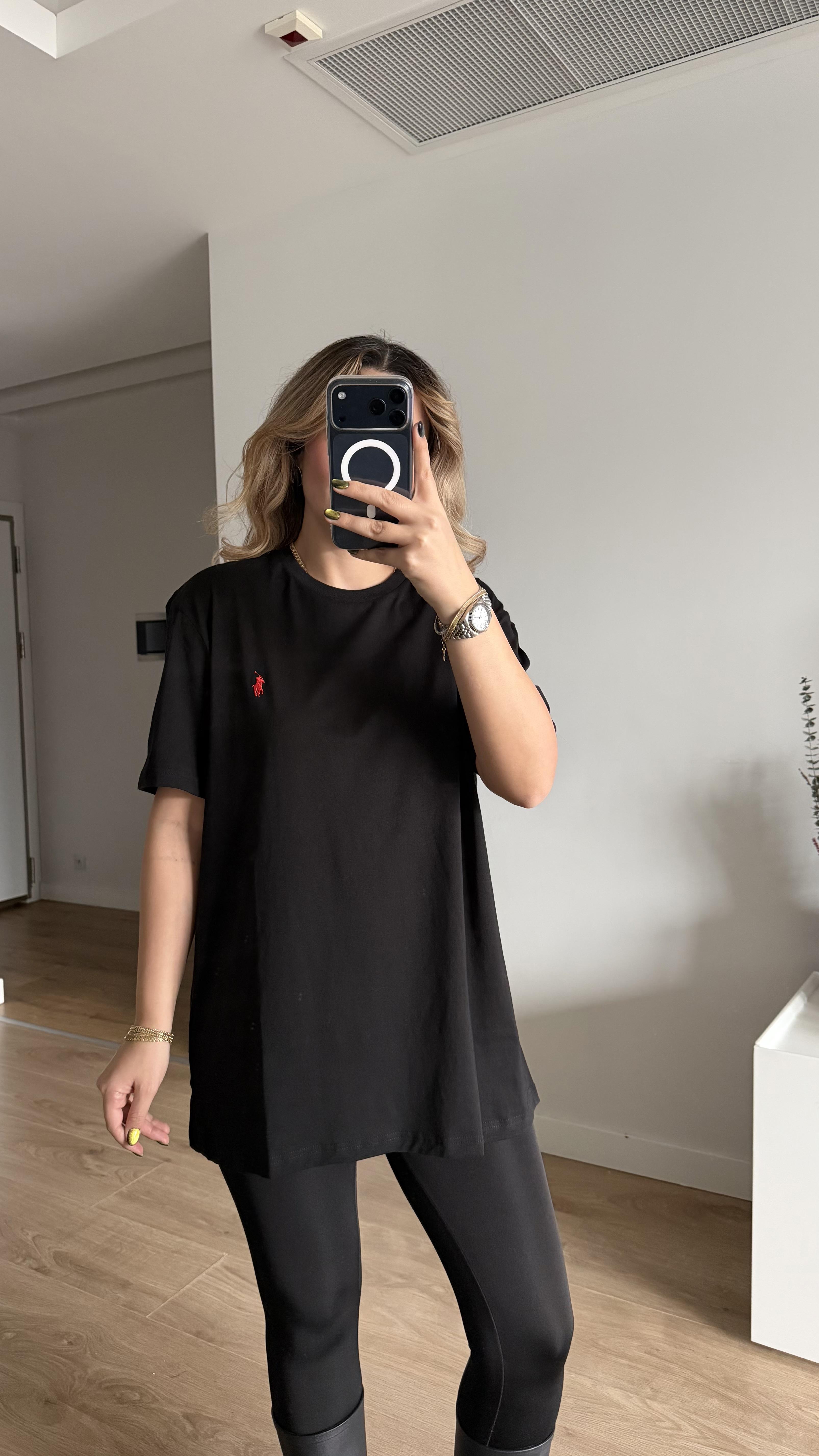 ÜNİSEX SİYAH T SHİRT