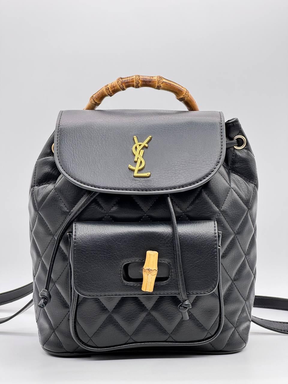 YSL DERİ SIRT ÇANTASI