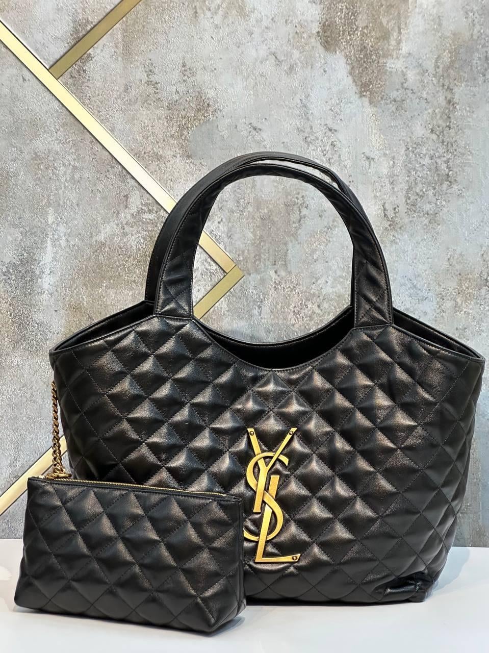 YSL SİYAH DERİ ÇANTA