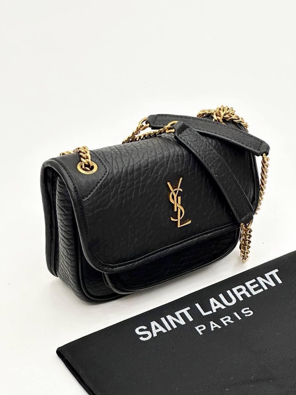 YSL SİYAH DERİ ÇANTA