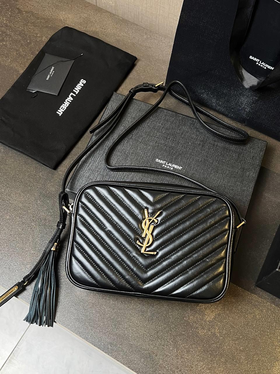 YSL SİYAH DERİ ÇANTA