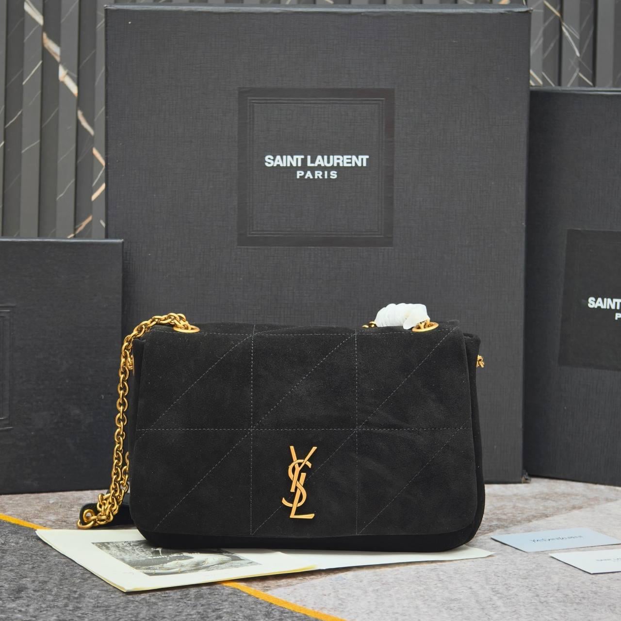 YSL SÜET DERİ ÇANTA