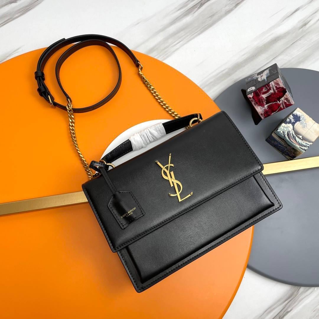 YSL SUNSET SİYAH ÇANTA