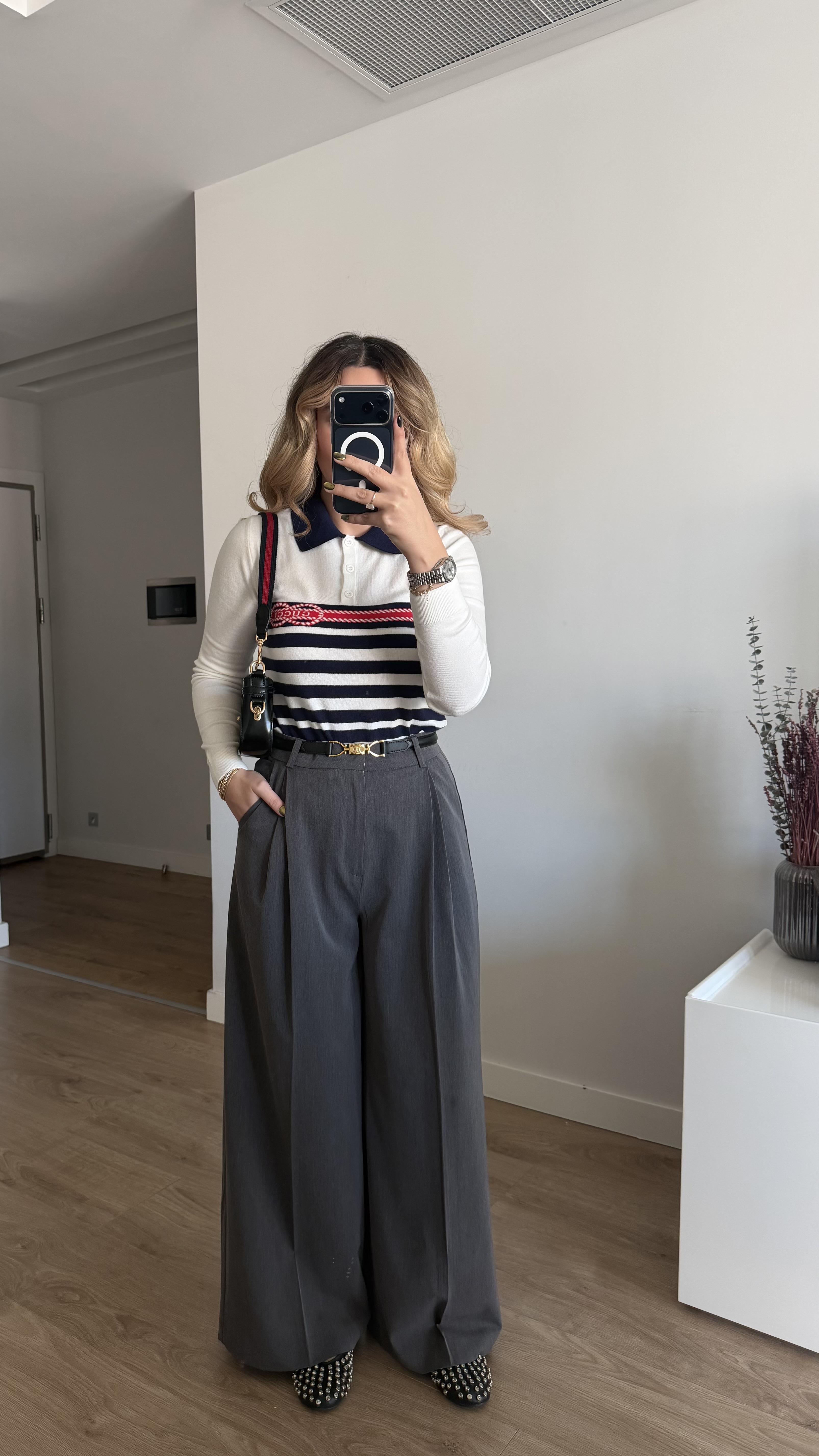 YÜKSEL BEL GRİ PREMİUM PANTOLON