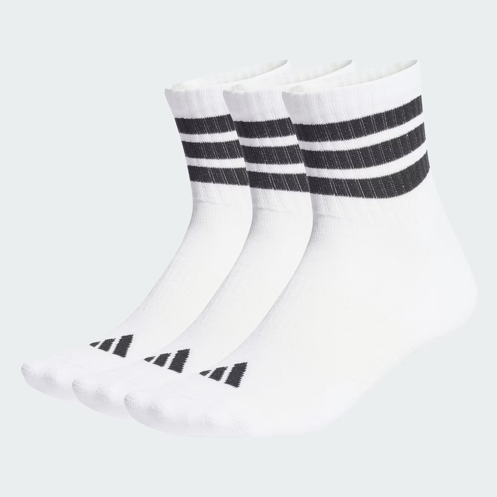 adidas 3 Stripes Cuhioned Sportswear Mid 3P Çorap