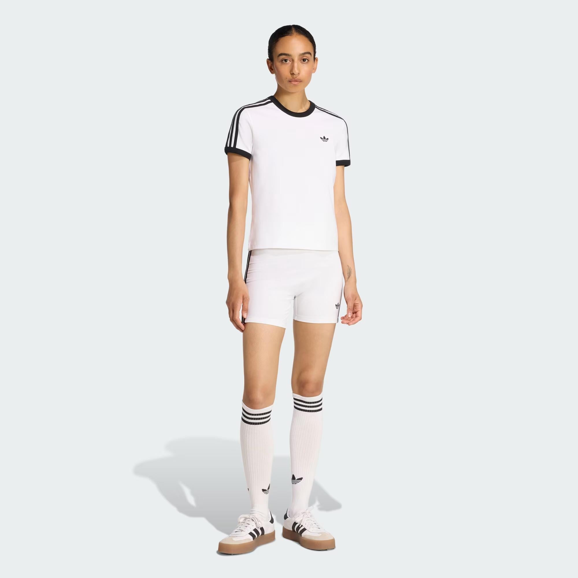adidas 3 Stripes Slim Kadın Tişört