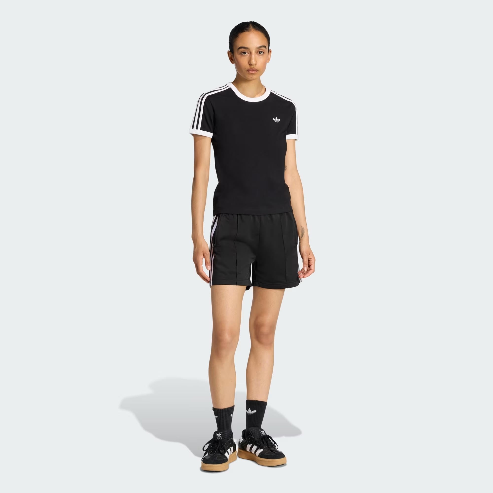 adidas 3 Stripes Slim Kadın Tişört