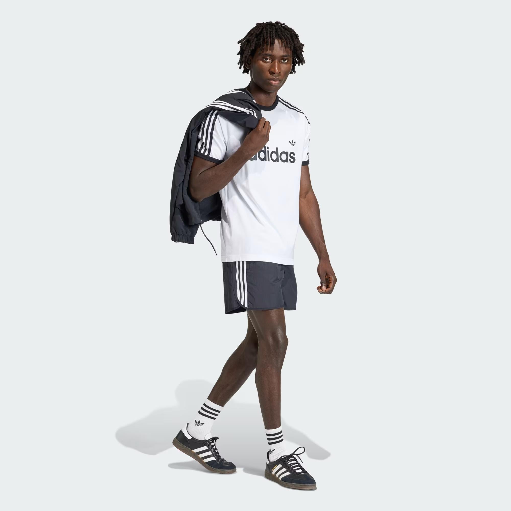 adidas 3-Stripes Slim Ringer Erkek Tişört