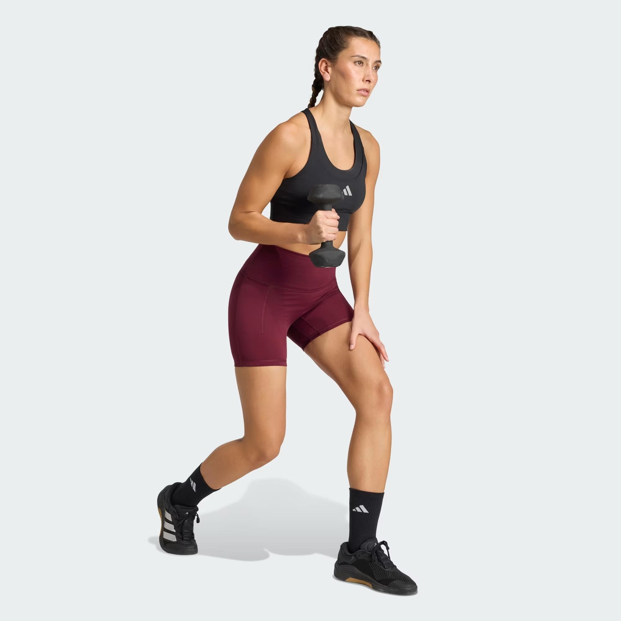 adidas 3-Stripes Studio All Me Booty Kadın Tayt