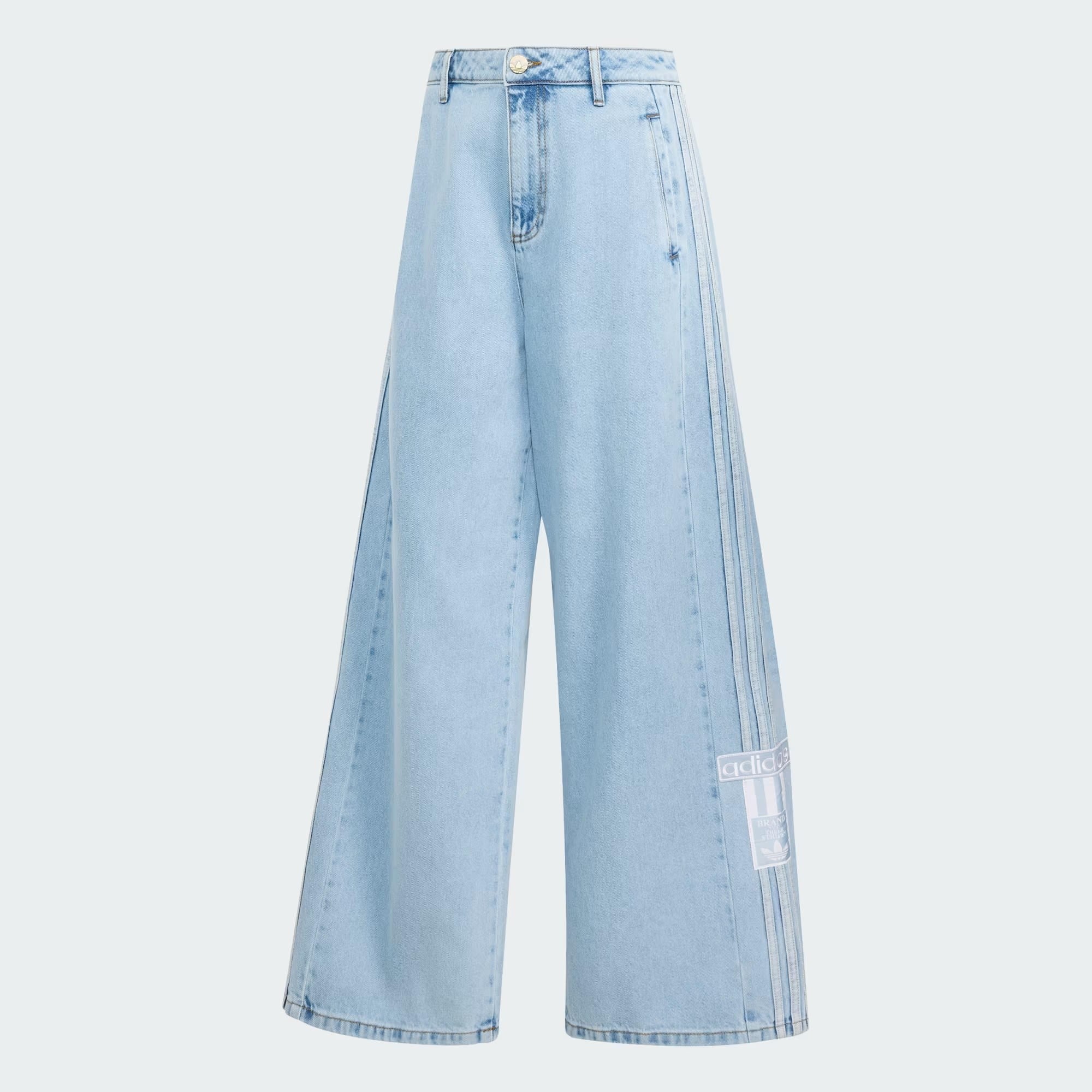 adidas Adibreak Mid-Rise Wide-Leg Denim Kadın Pantolon
