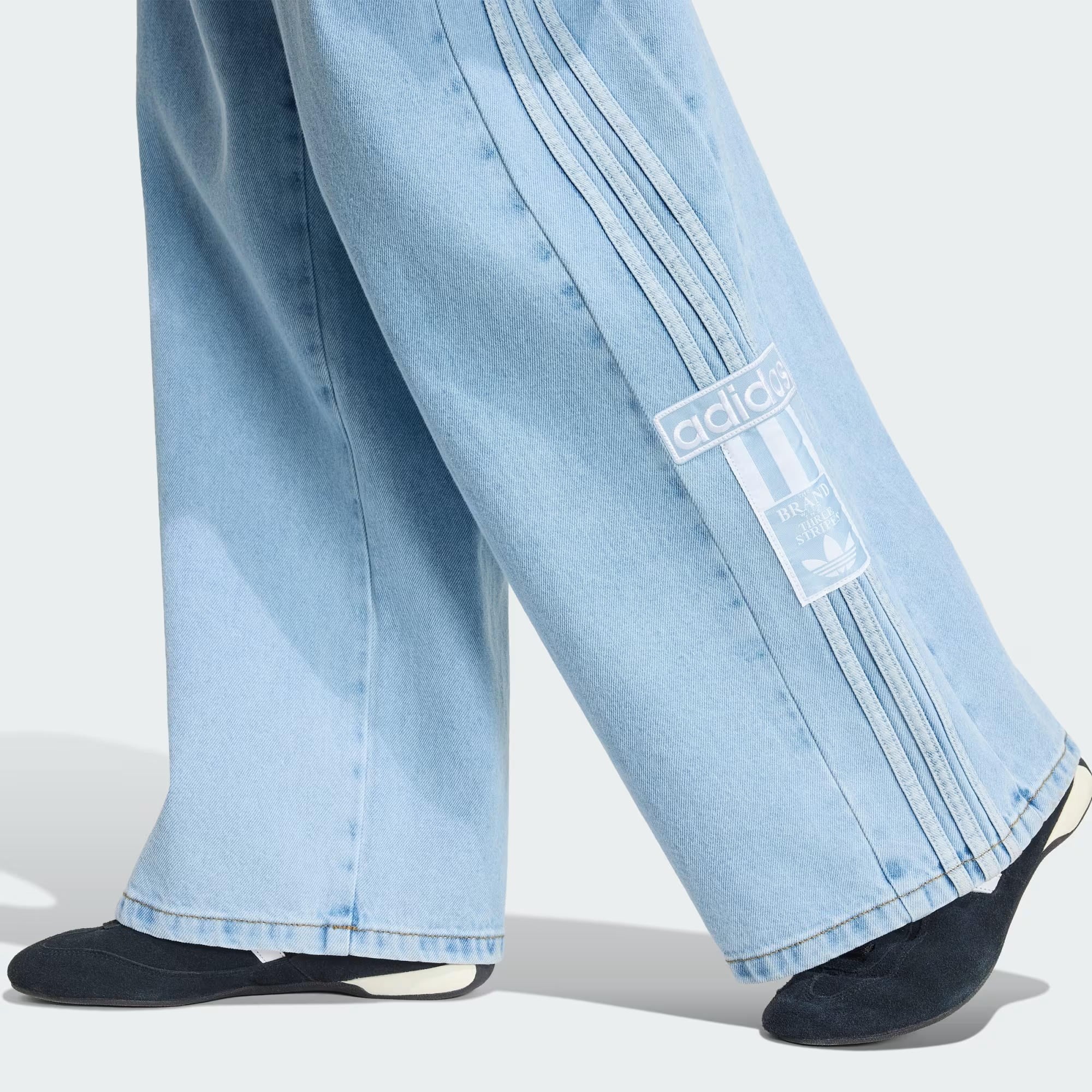 adidas Adibreak Mid-Rise Wide-Leg Denim Kadın Pantolon